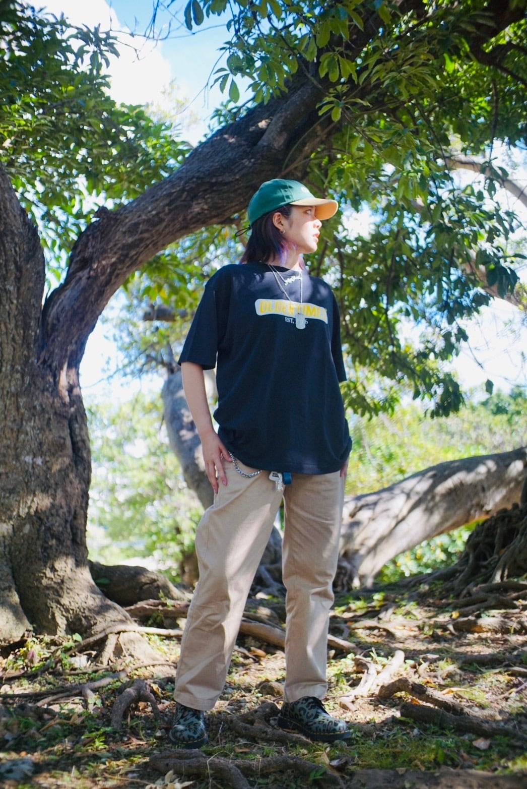 VINTAGE BLACK:164cmMサイズ着用