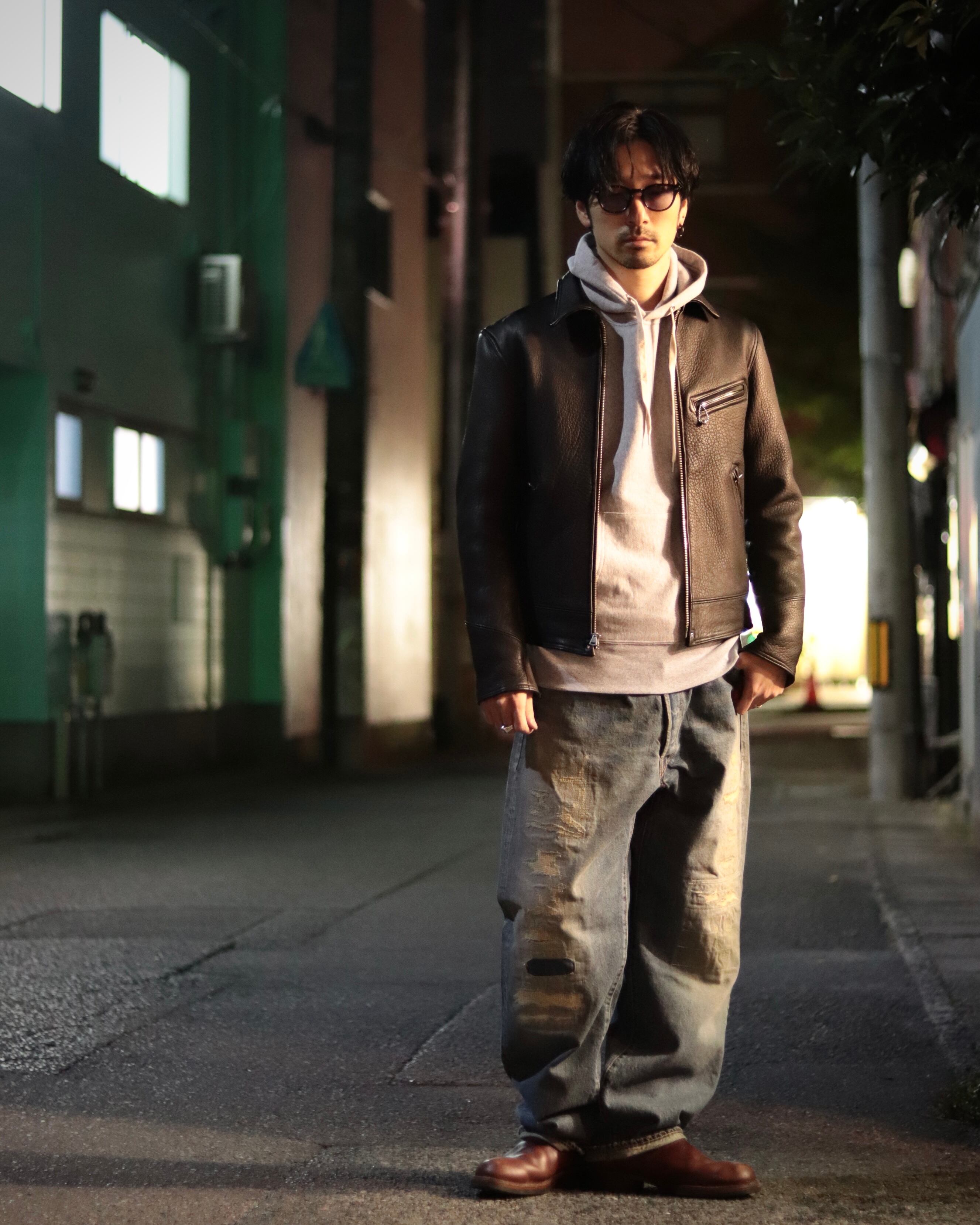 177cm 60kg 40(L)サイズ着用