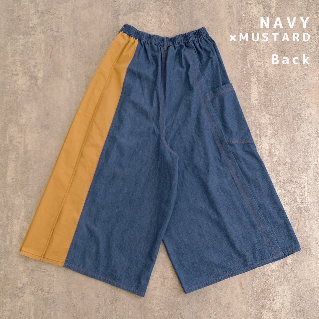 NAVY×MUSTARD / Back