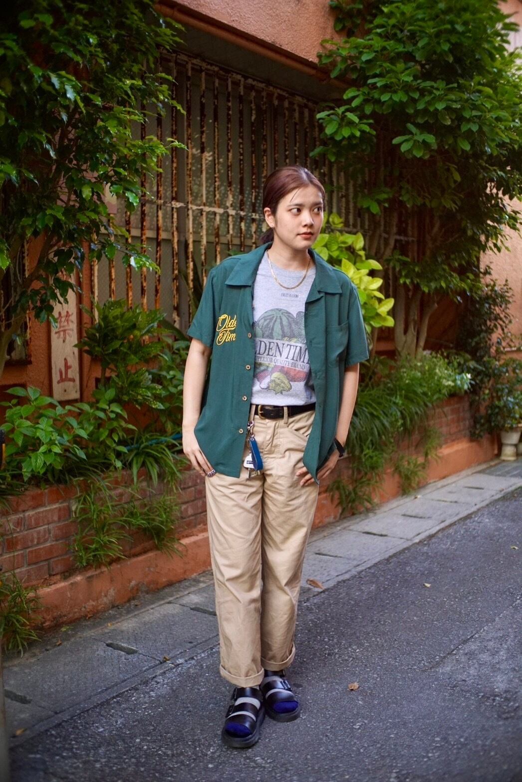 KHAKI:164cmMサイズ着用