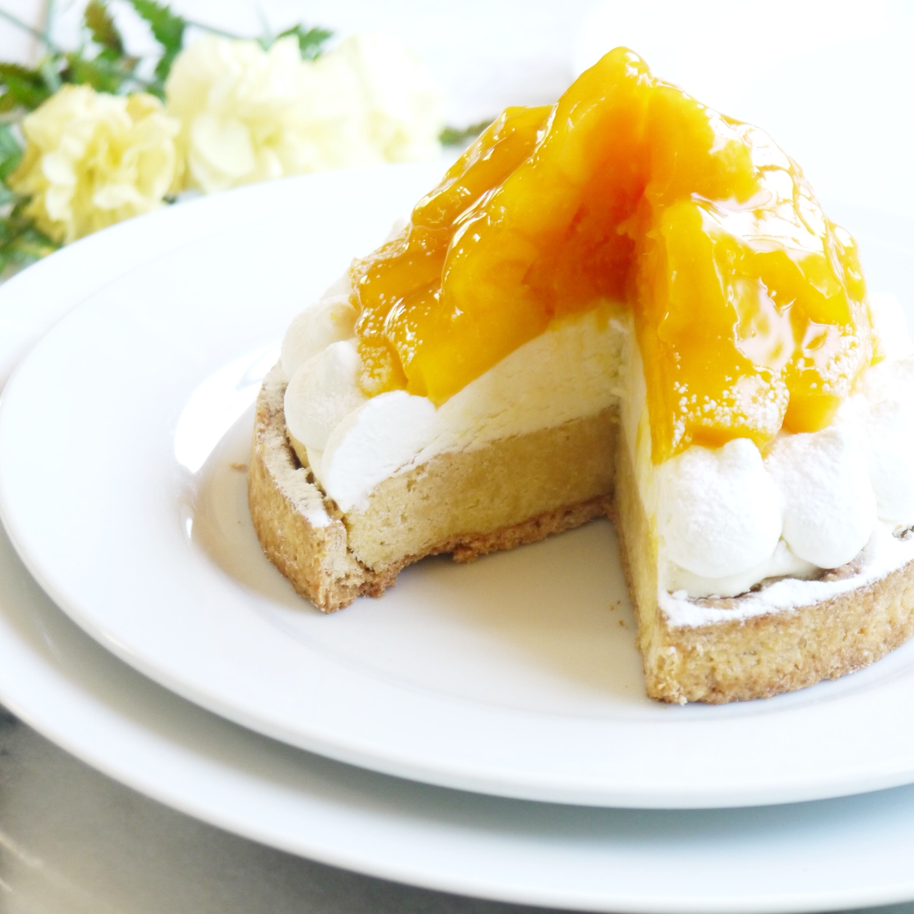 完熟マンゴーチーズタルト