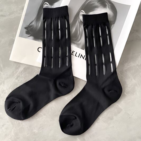 Sheer line modern socks 【2pair】 C0162