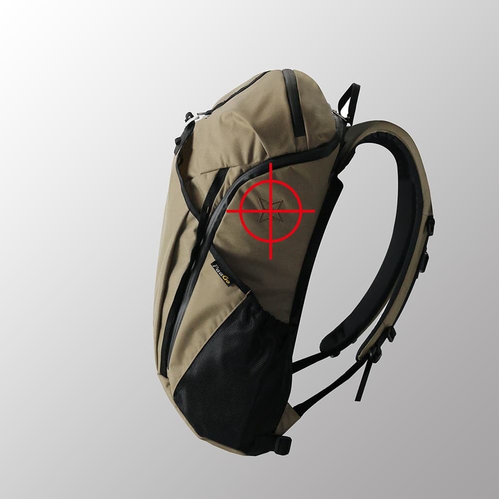 逆台形デザインで、重心バランスを高めに設定。重心を体に近づけることにより、体への負担を軽減します。