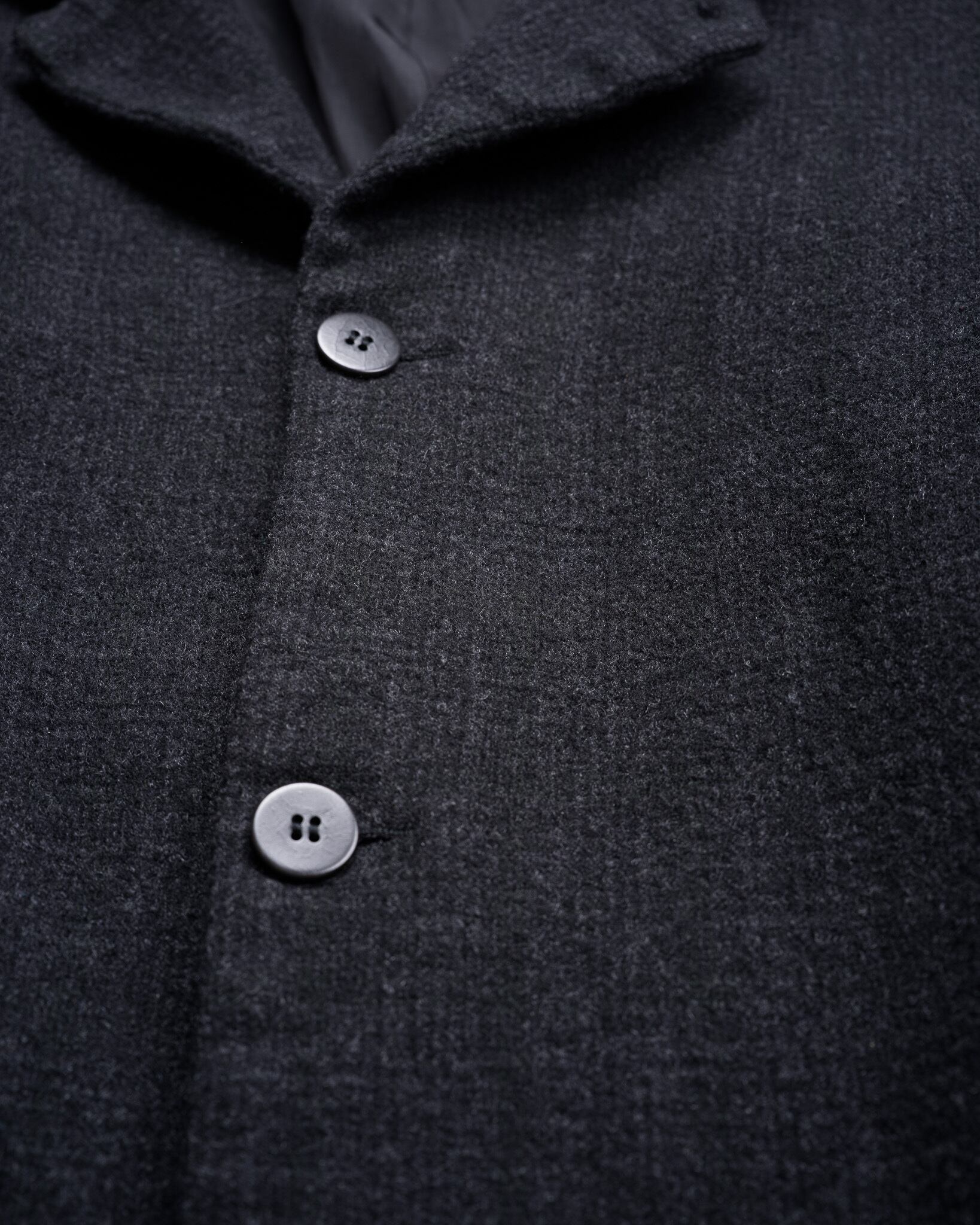 90's] SHIRIN GUILD Stand Collar Wool 3B Jacket Designed by Shirin
