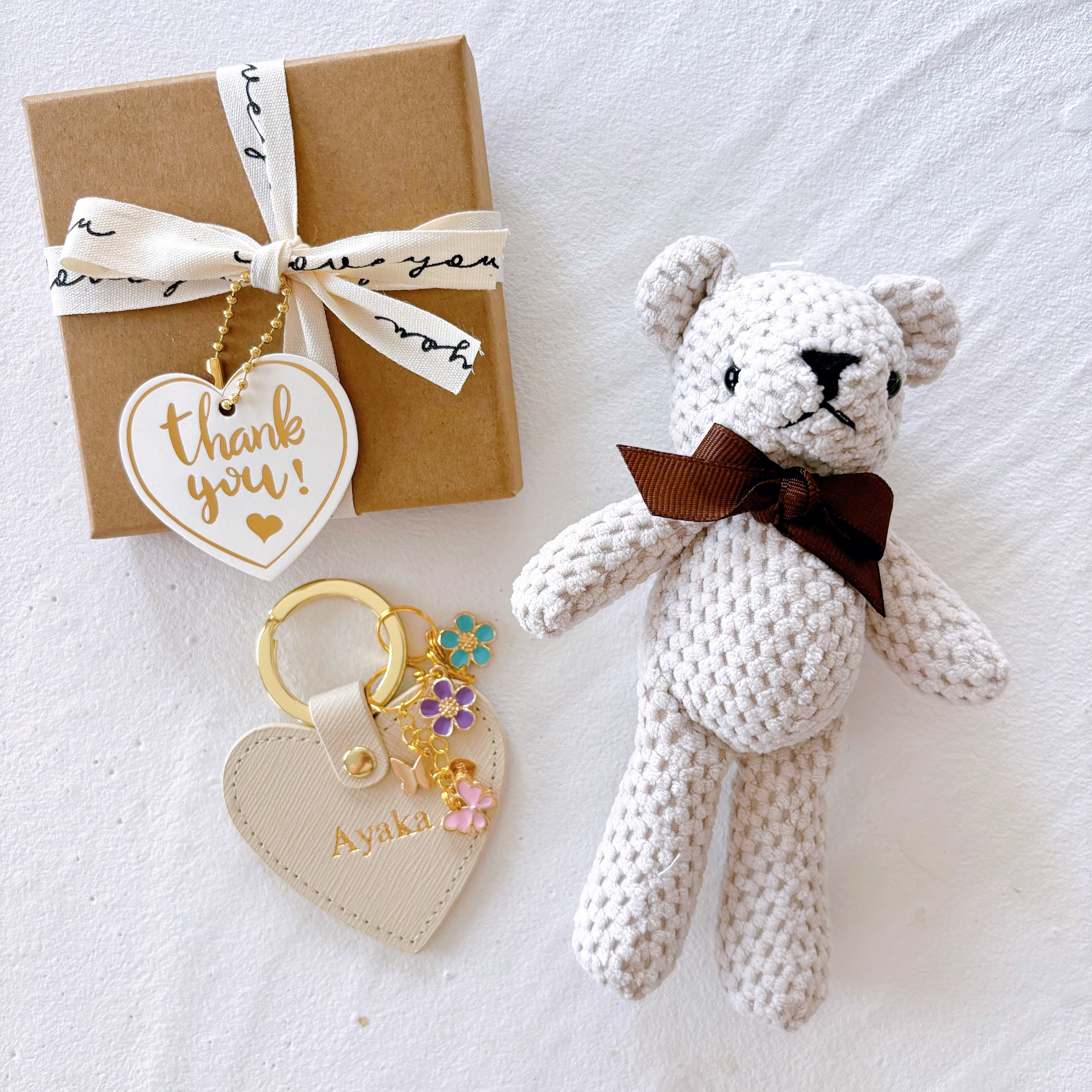 巣箱　英国　、テディベアー専用 ◇グレート・ブリティッシュ・テディベア イニシャルポーチ