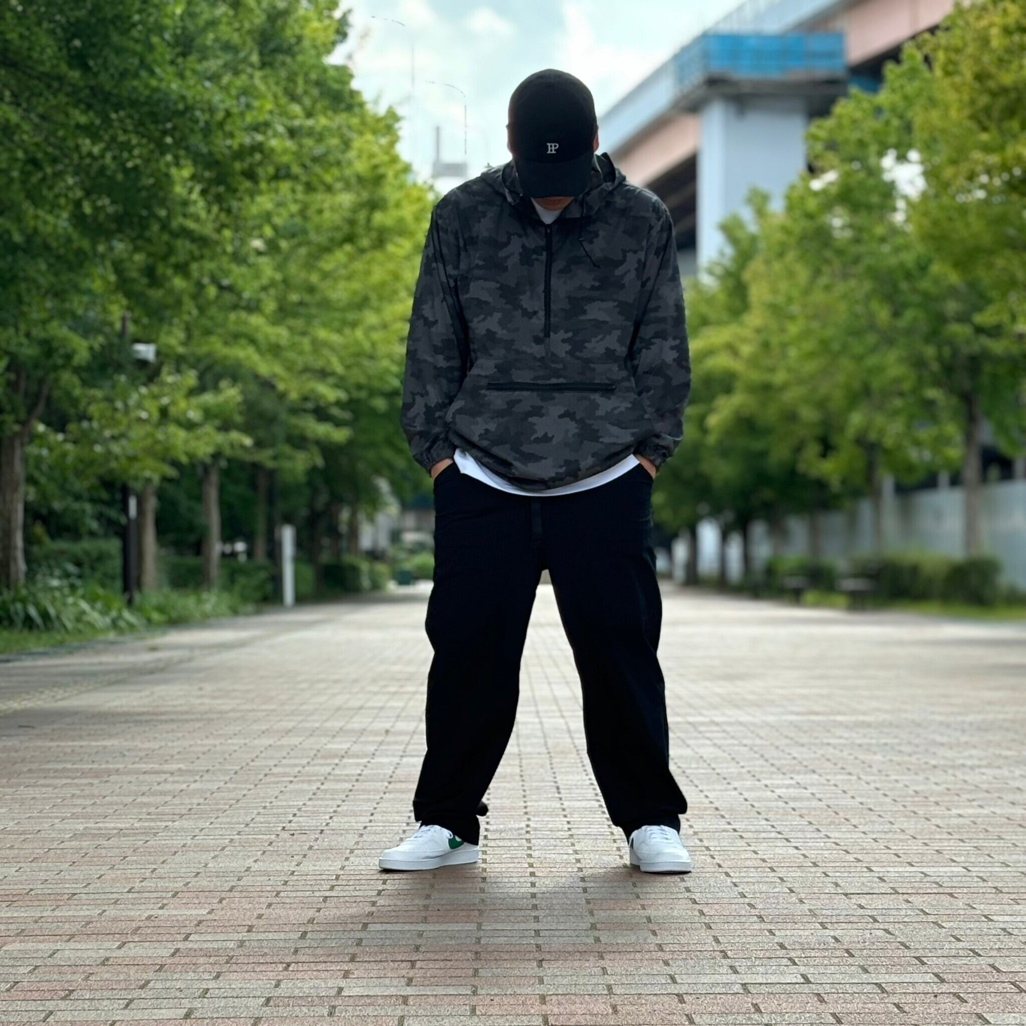 作品例：撥水パーカー