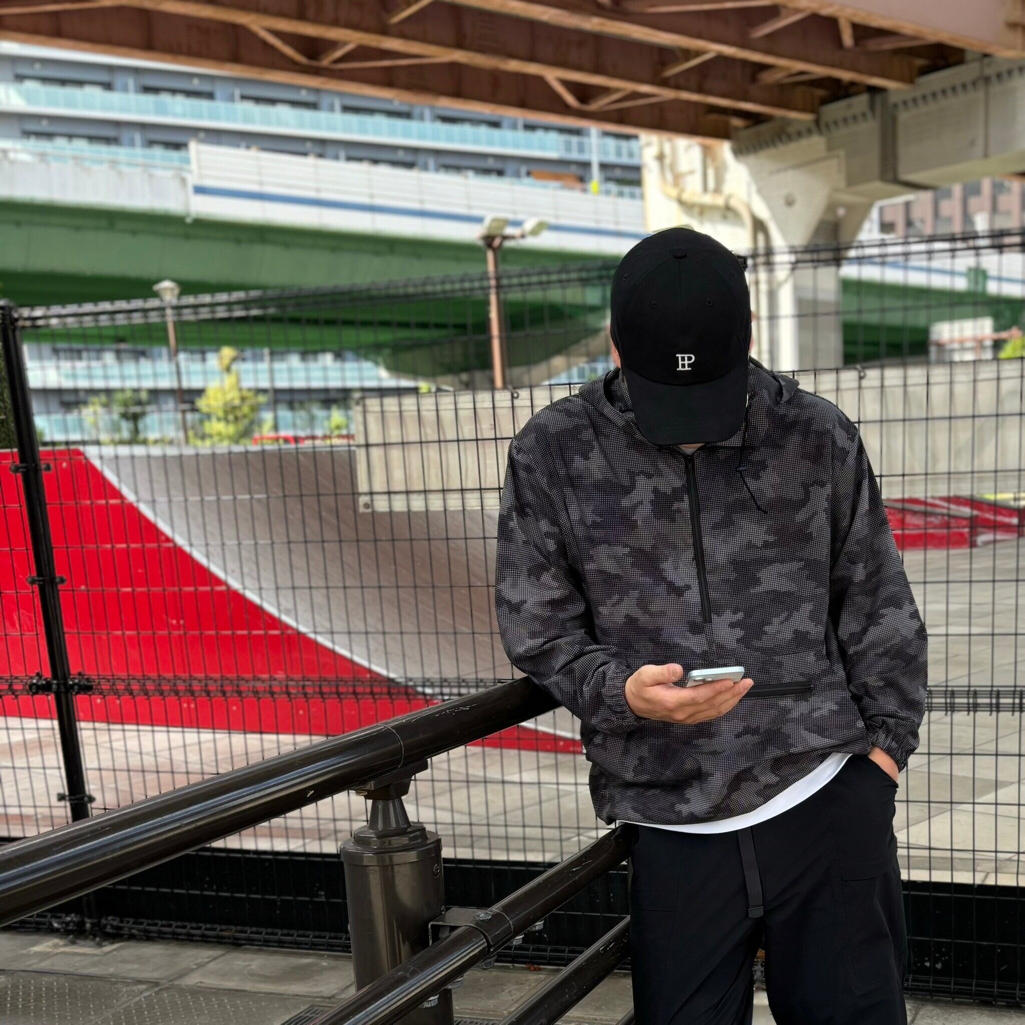 作品例：撥水パーカー