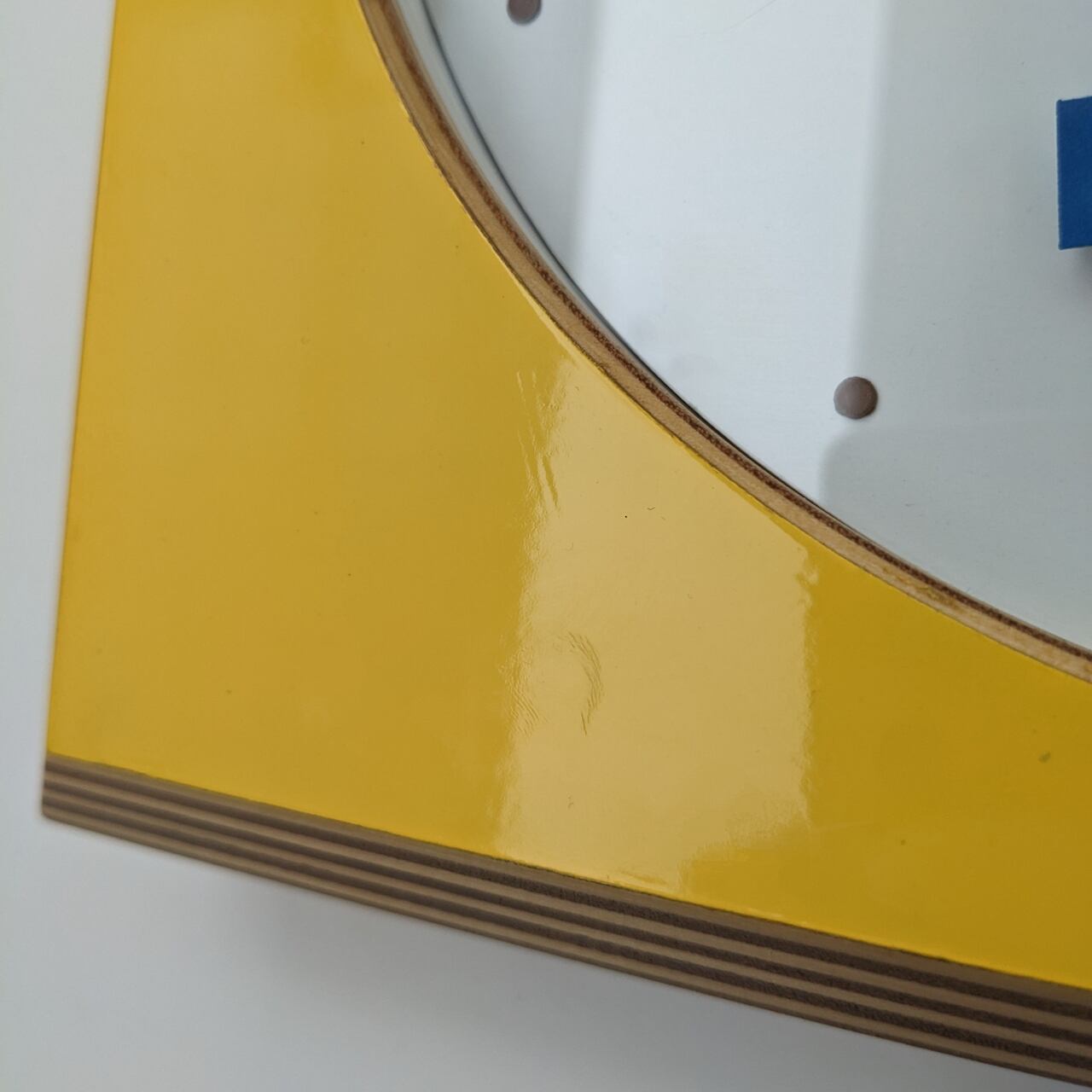 小さめの塗装ヨレ後遺症。質感は平坦です