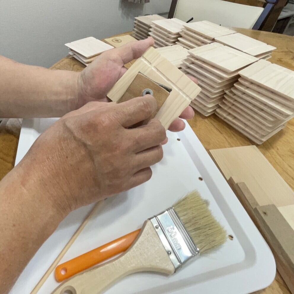 製作風景③サンディング