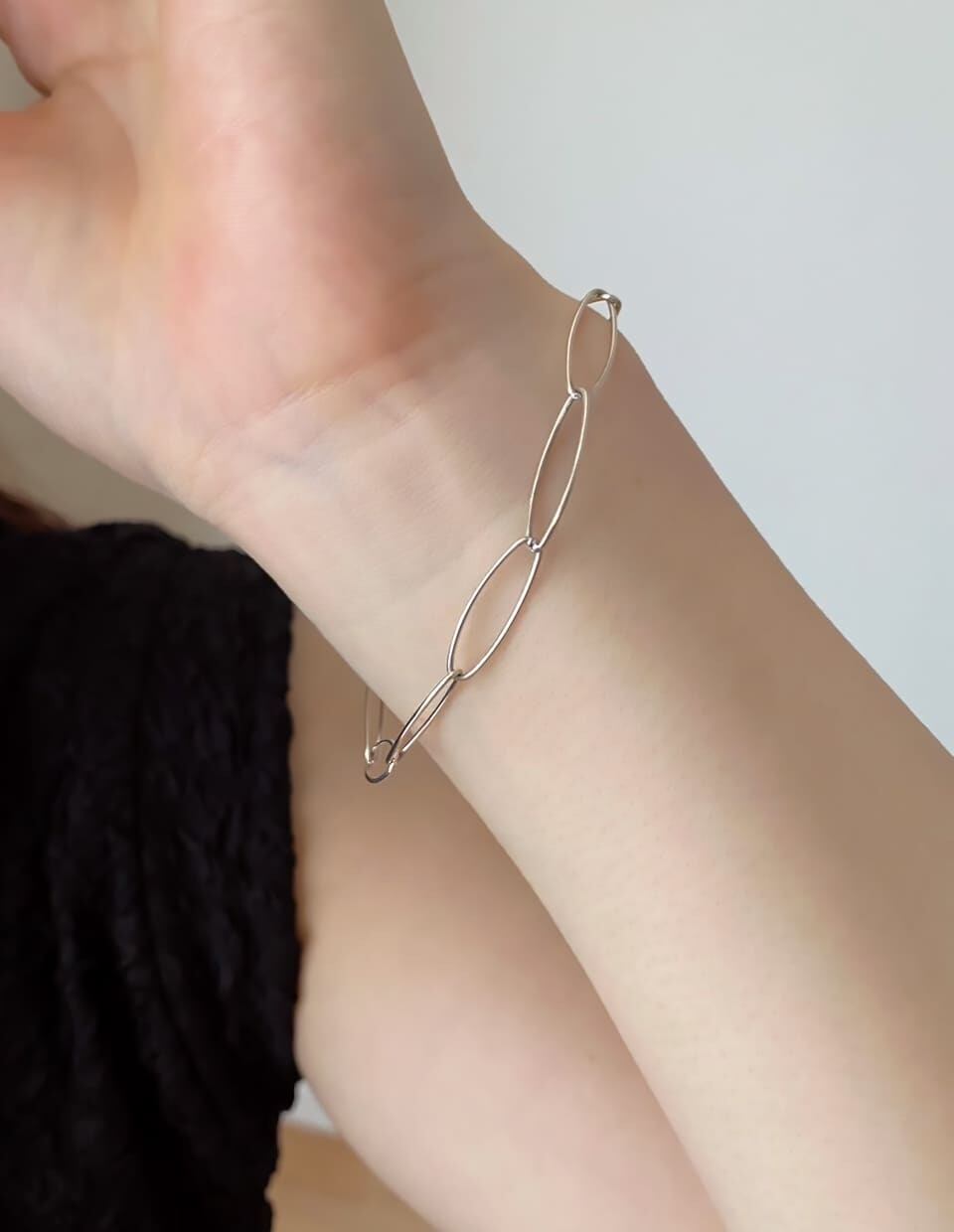 vintage Silver　bracelet　アクロバット　オーバル　925 vintage Silver bracelet アクロバット オーバル 925