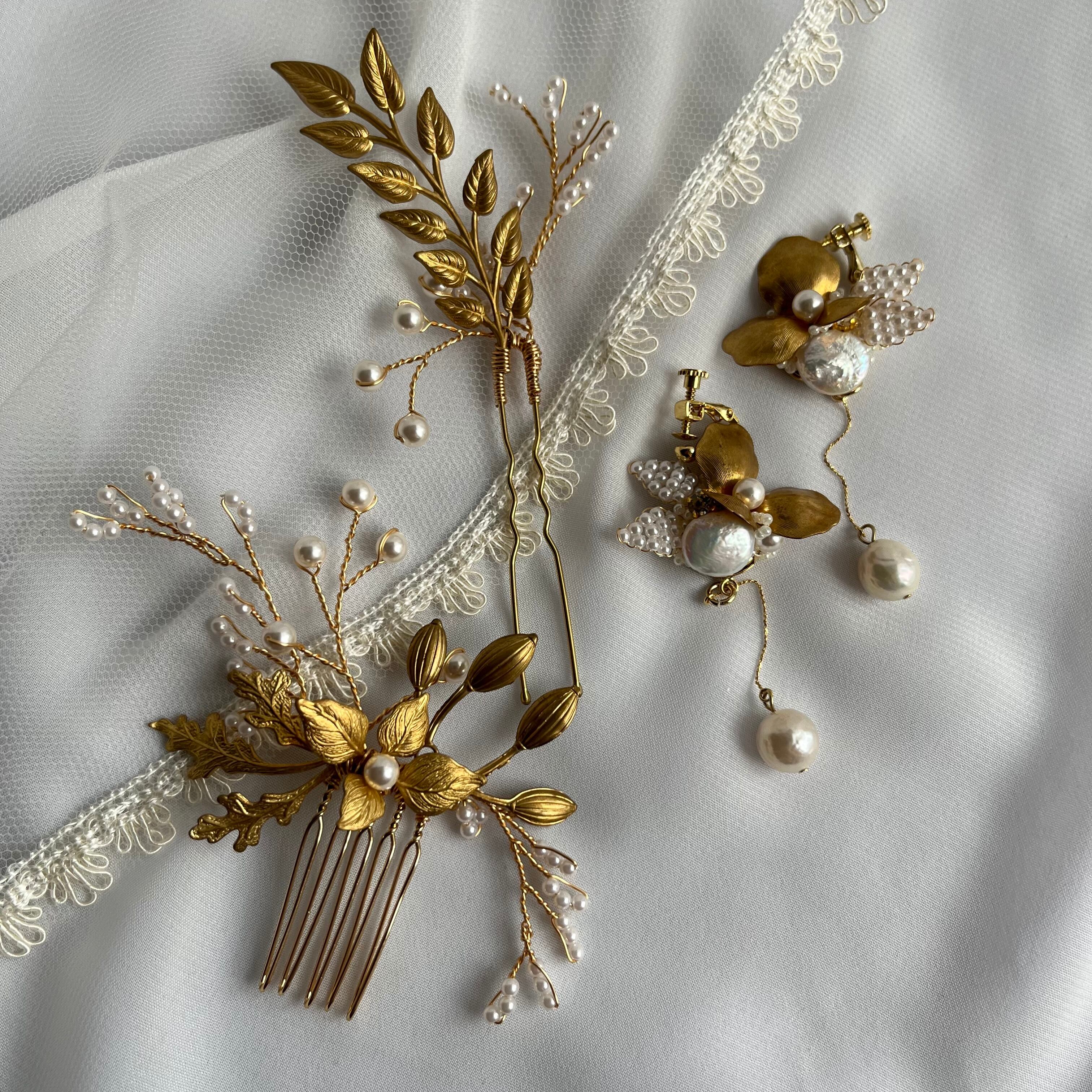 ピアスと合わせて