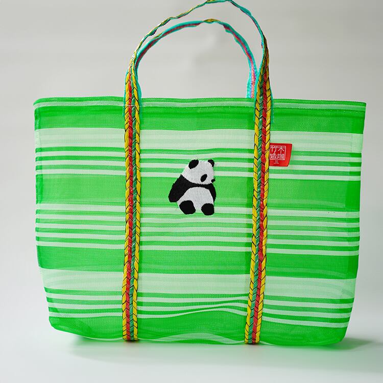 BUDDiiS バッグ 台湾 台湾おかいものバッグ パンダ刺繍バッグ | Akushu ～台湾雑貨と服飾の