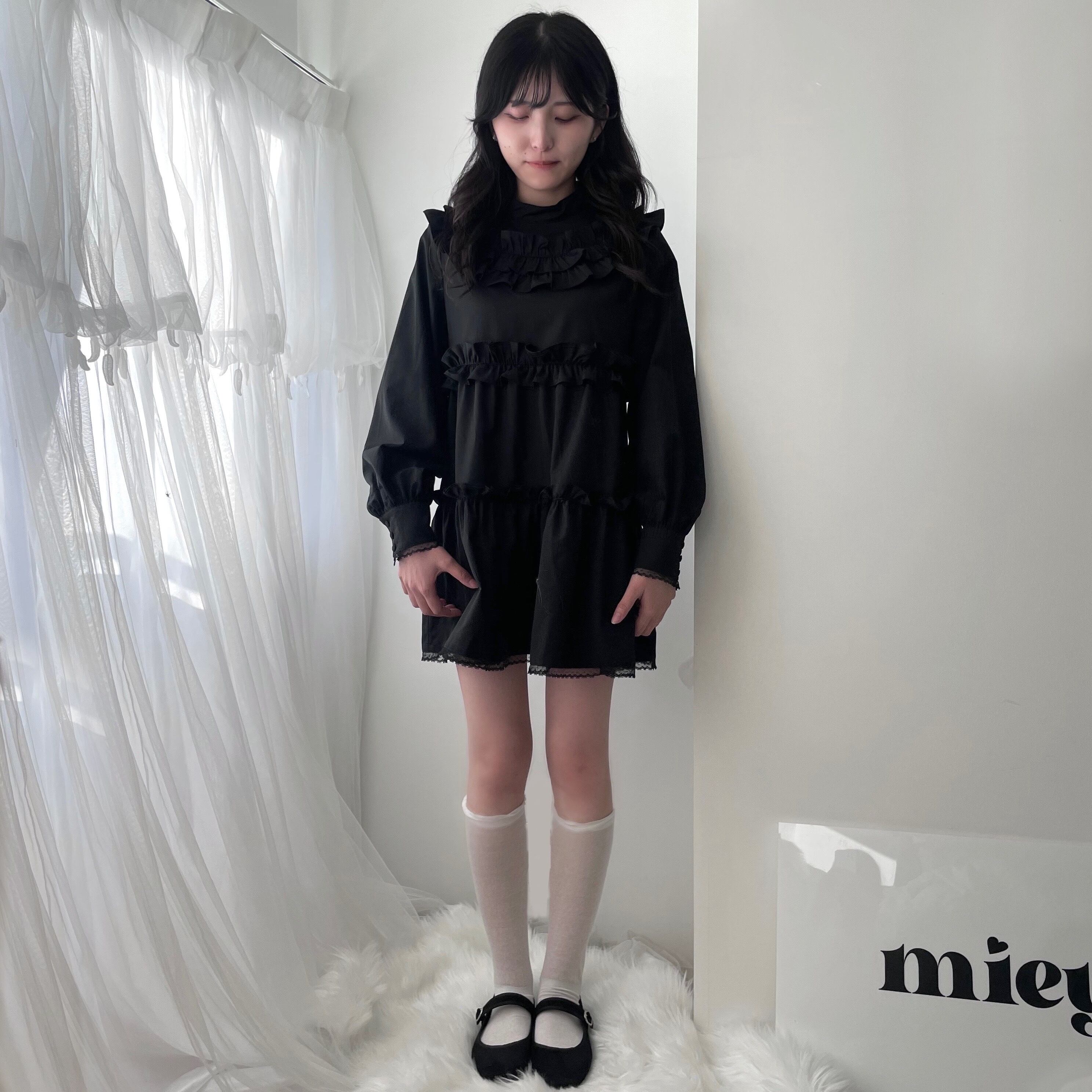 162cm / BLACK （size FREE)