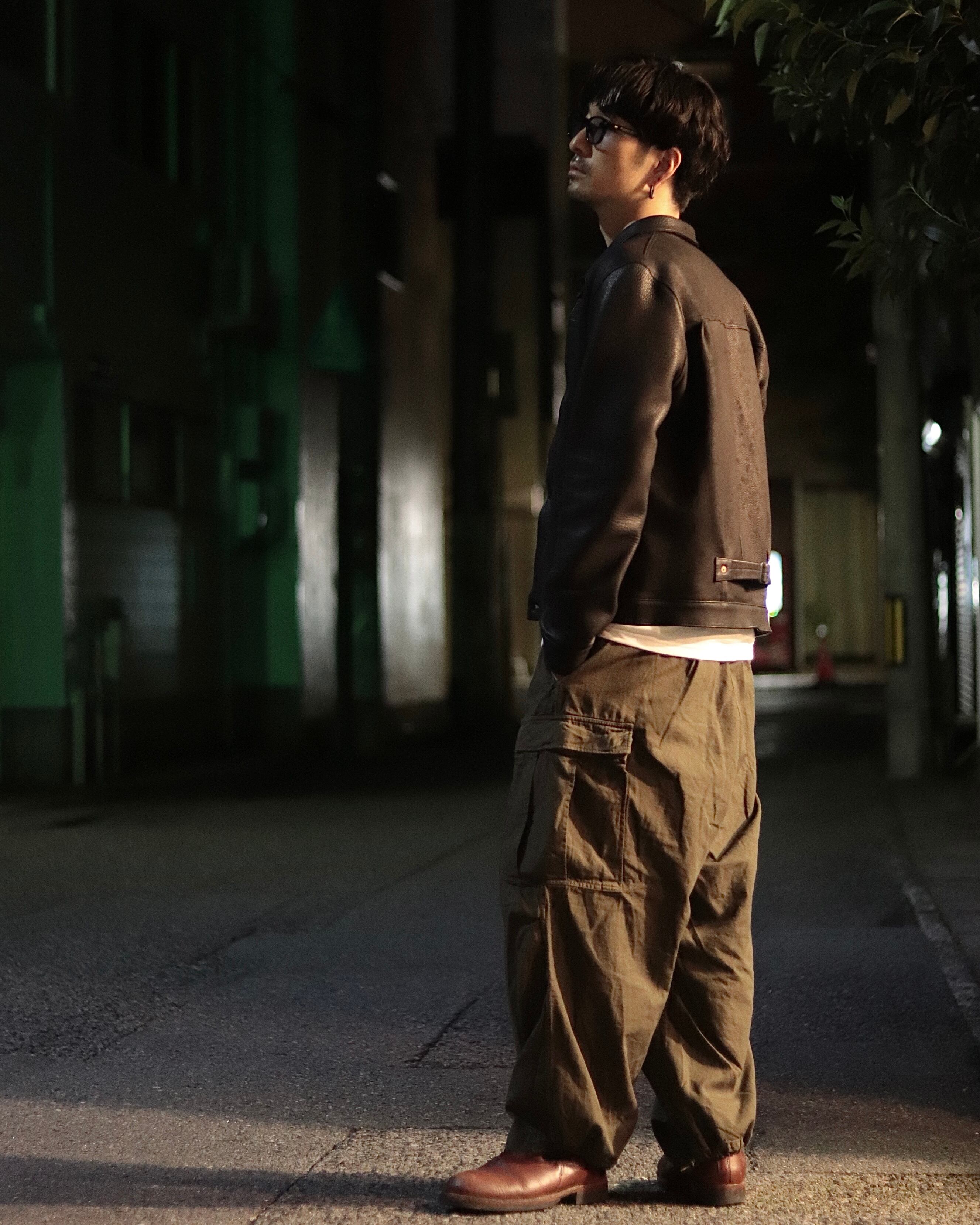 177cm 60kg オリーブ　02(L)着用