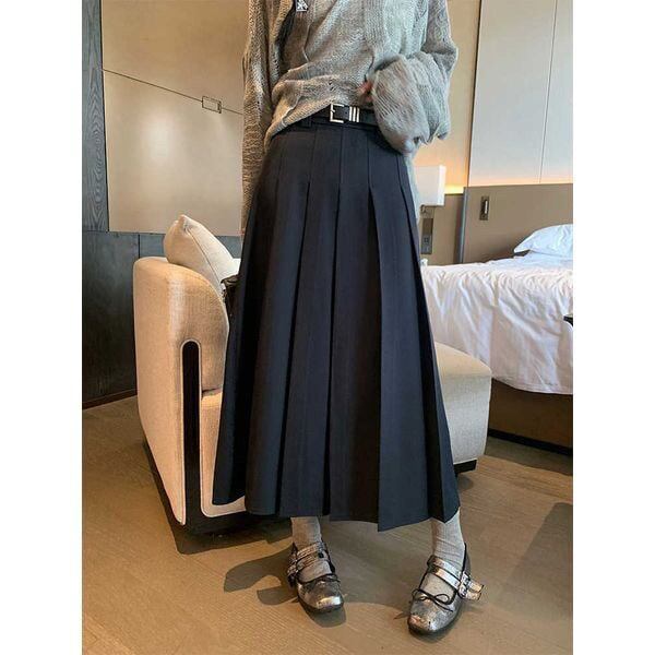 Box Pleats Skirt 501653