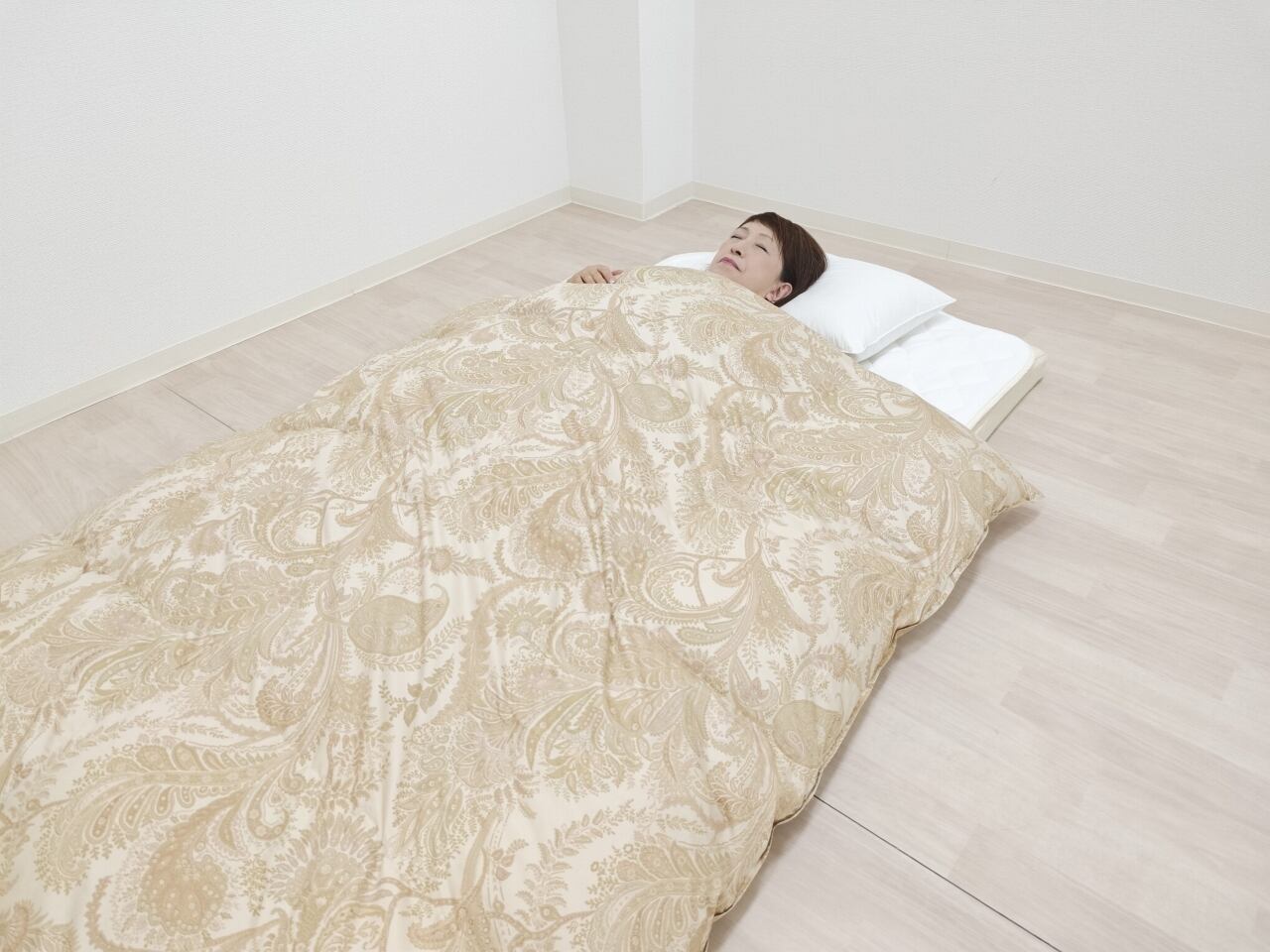 通常価格79,750円】80サテン 立体羽毛ふとん ハンガリー産ダック88