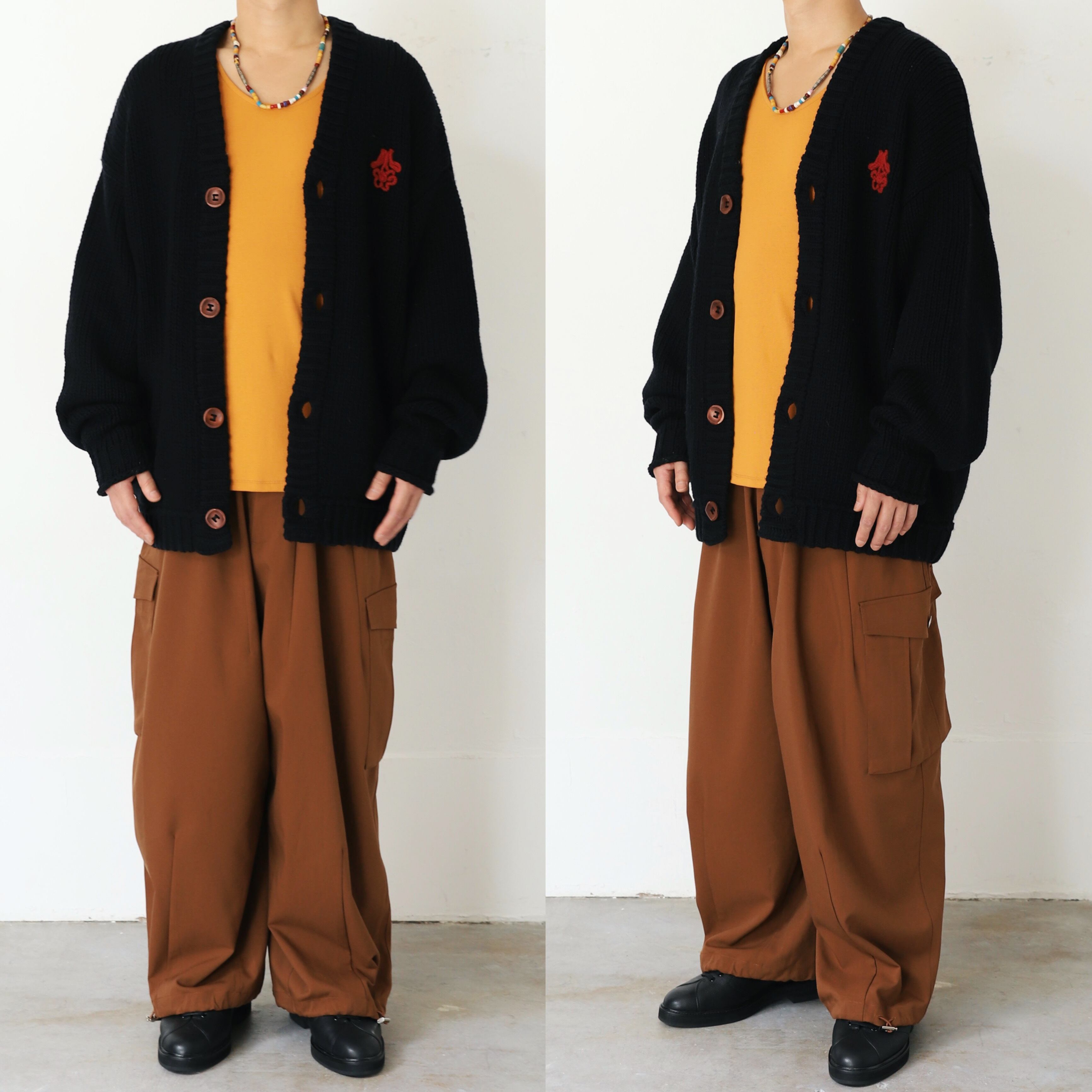 V Neck Wool Knit Cardigan / Vネックウールニットカーディガン V Neck Wool Knit Cardigan / Vネックウールニットカーディガン