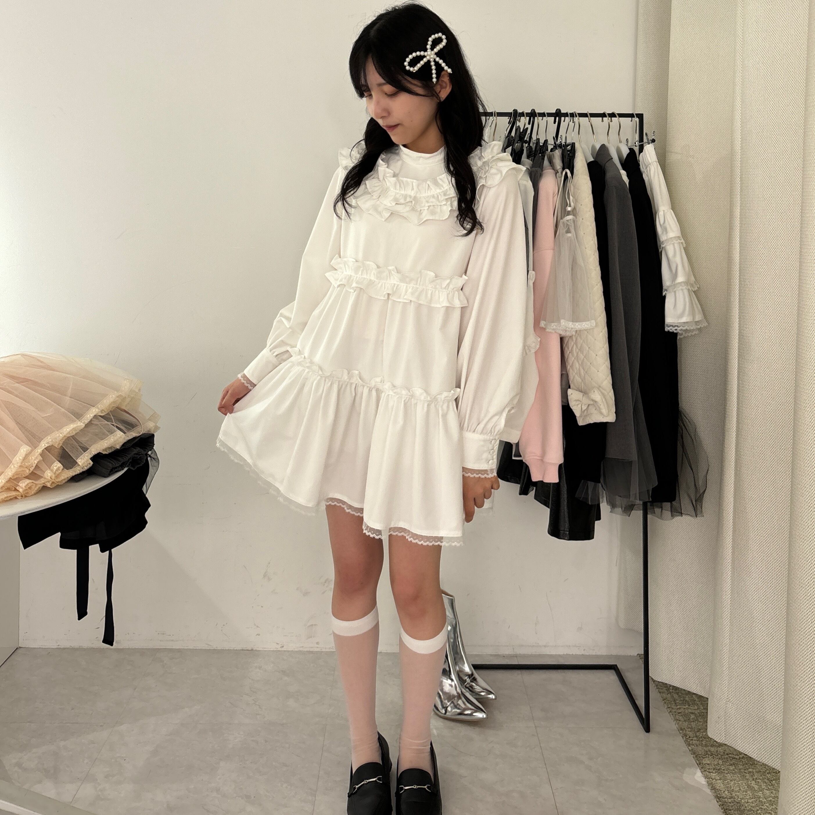 162cm/WHITE (size free)