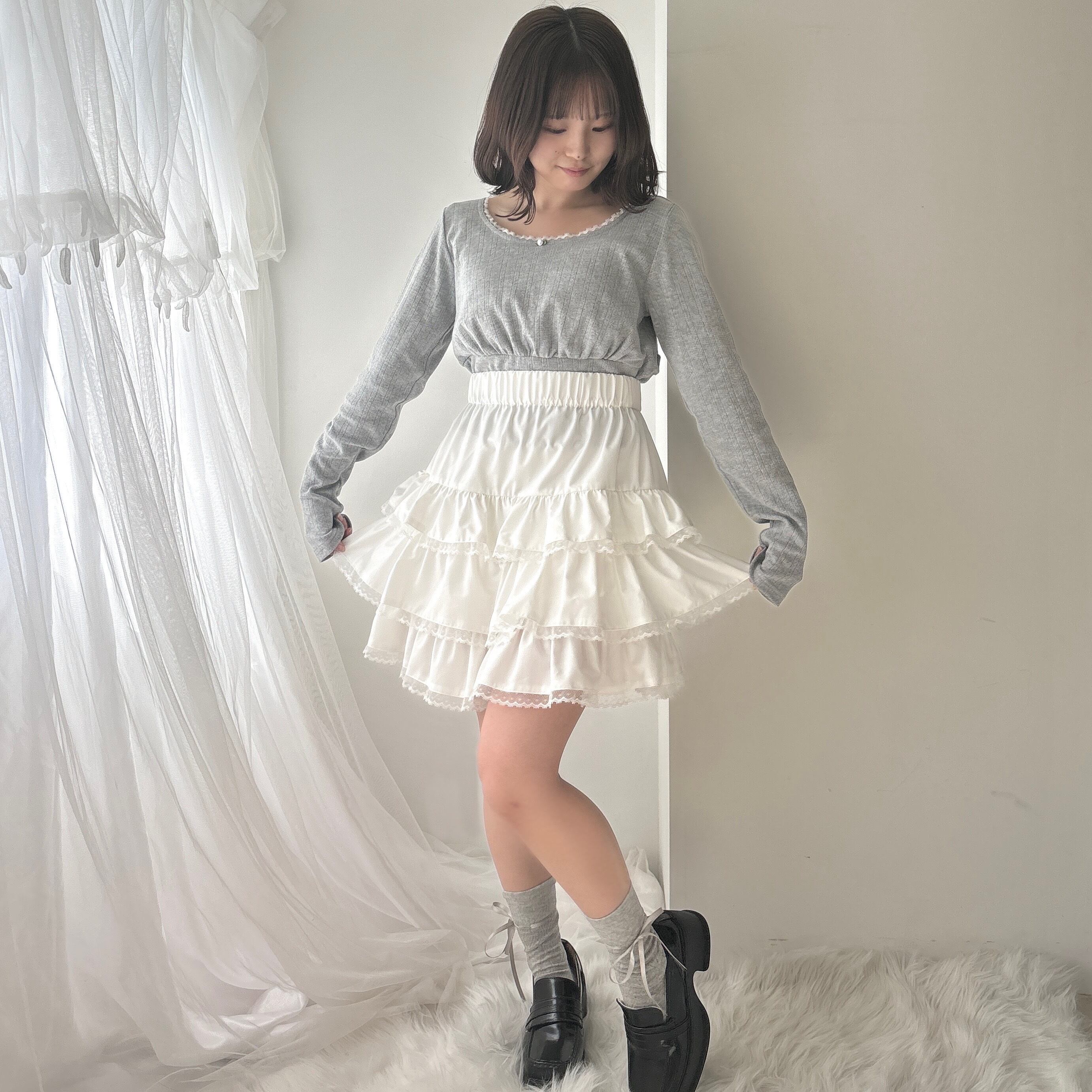 145cm / WHITE （size FREE）