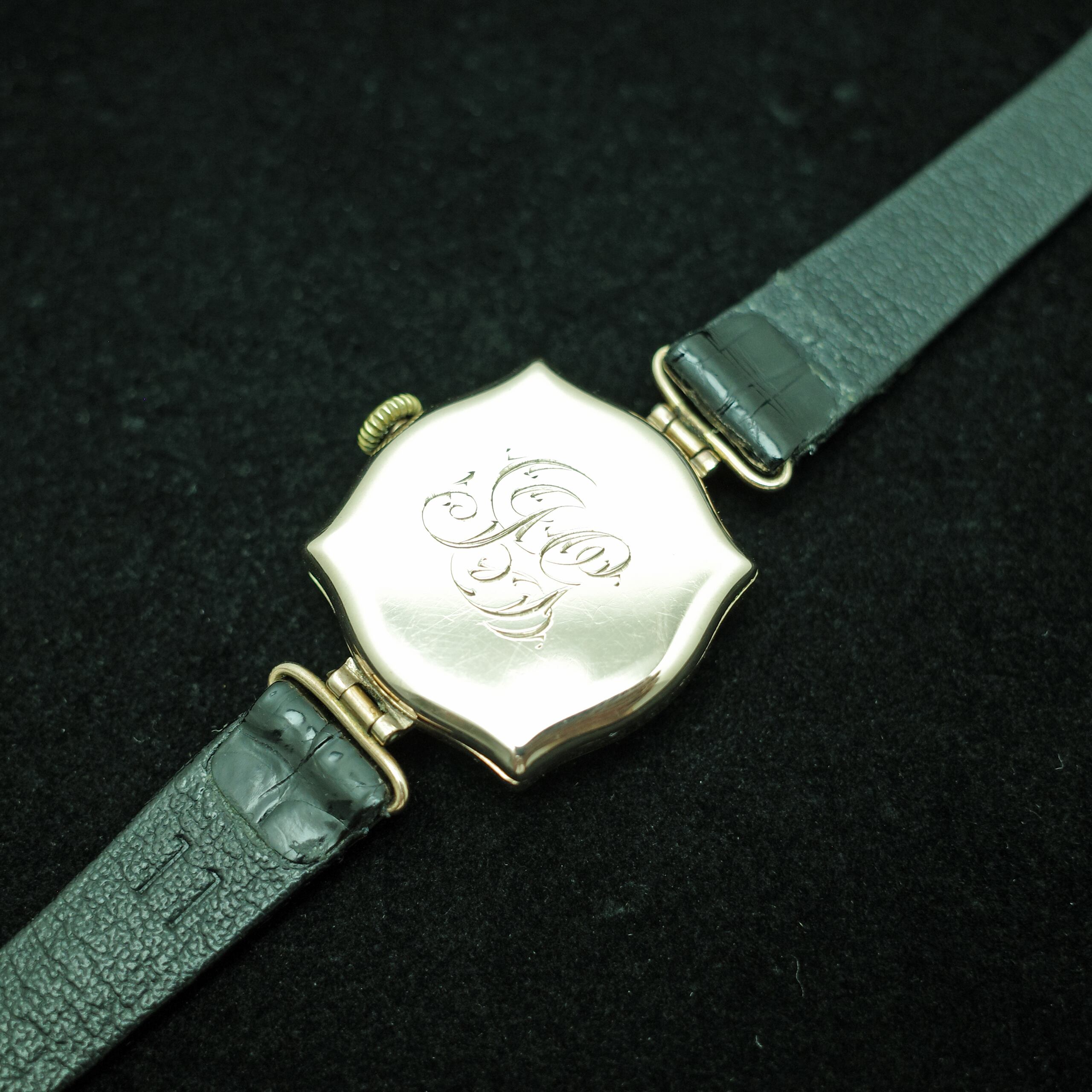 9金無垢ロレックス ROLEX Ref.4729 アンティーク1920年代製 レディース