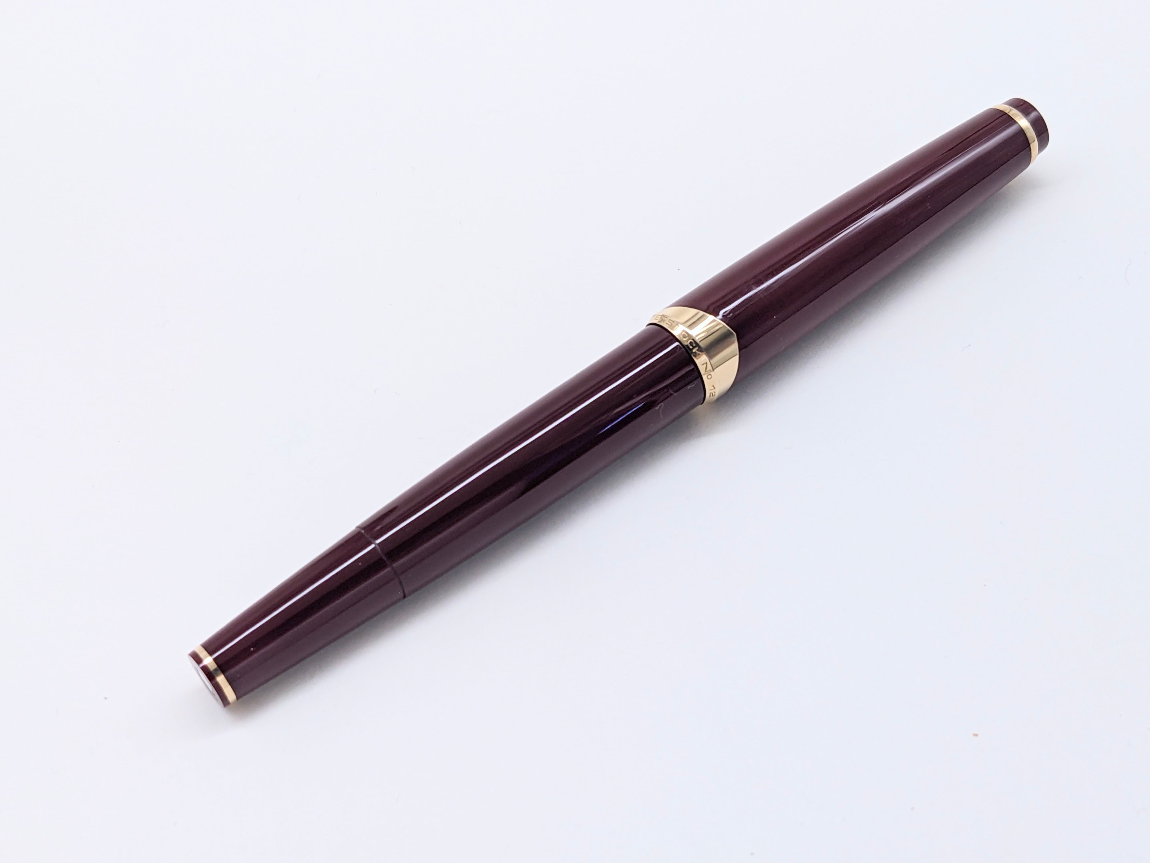 MONTBLANC マイスターシュテュック　万年筆　ボルドー　No.12 60s モンブラン マイスターシュテュック No 12 ボルドー MONTBLANC
