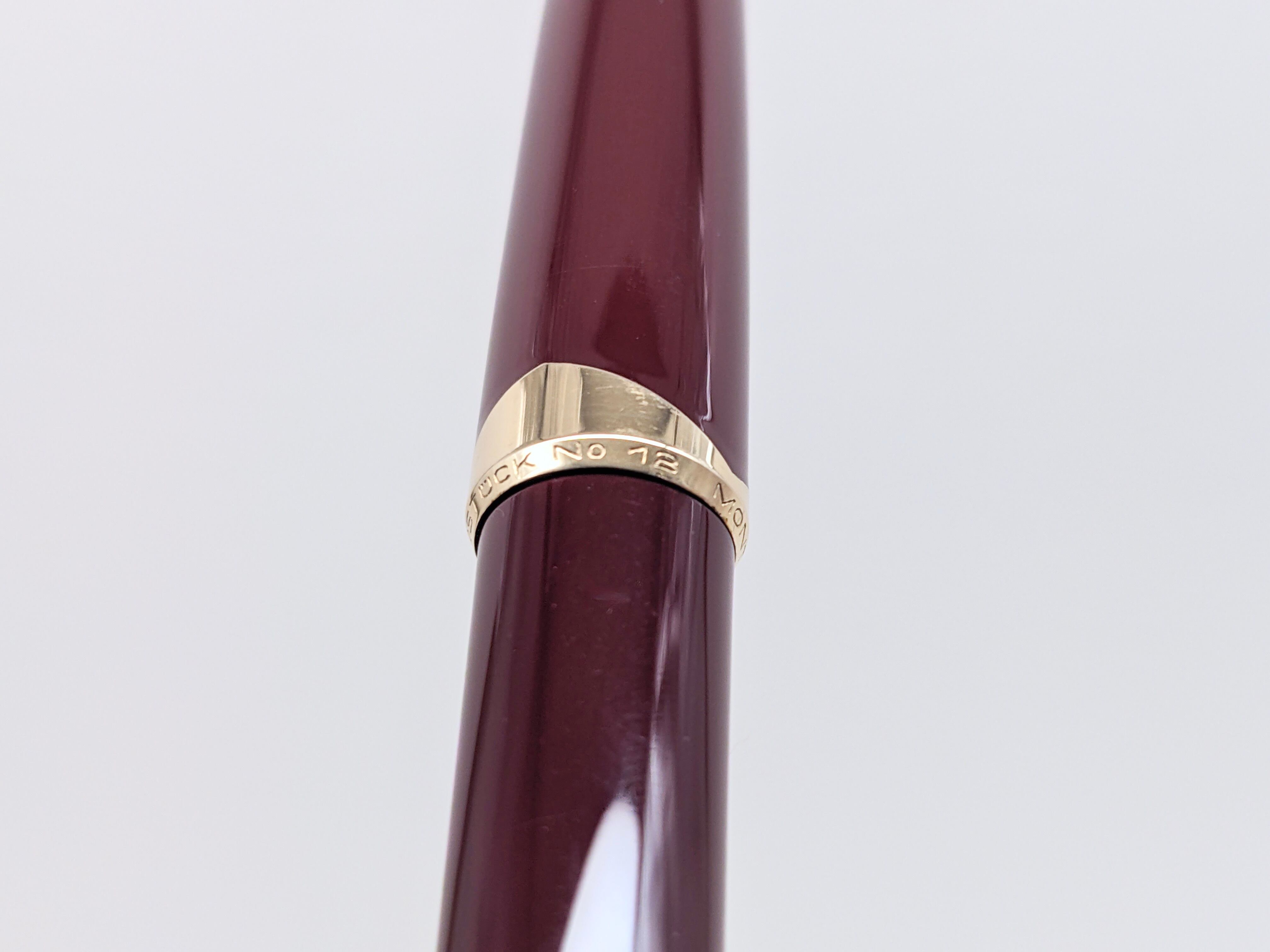 60s モンブラン マイスターシュテュック No 12 ボルドー MONTBLANC