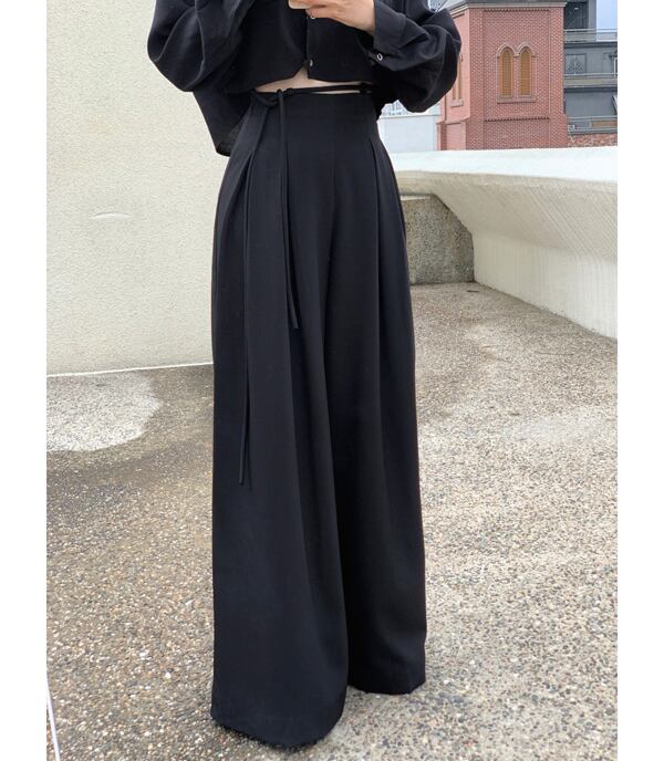Tuck Wide pants 501668