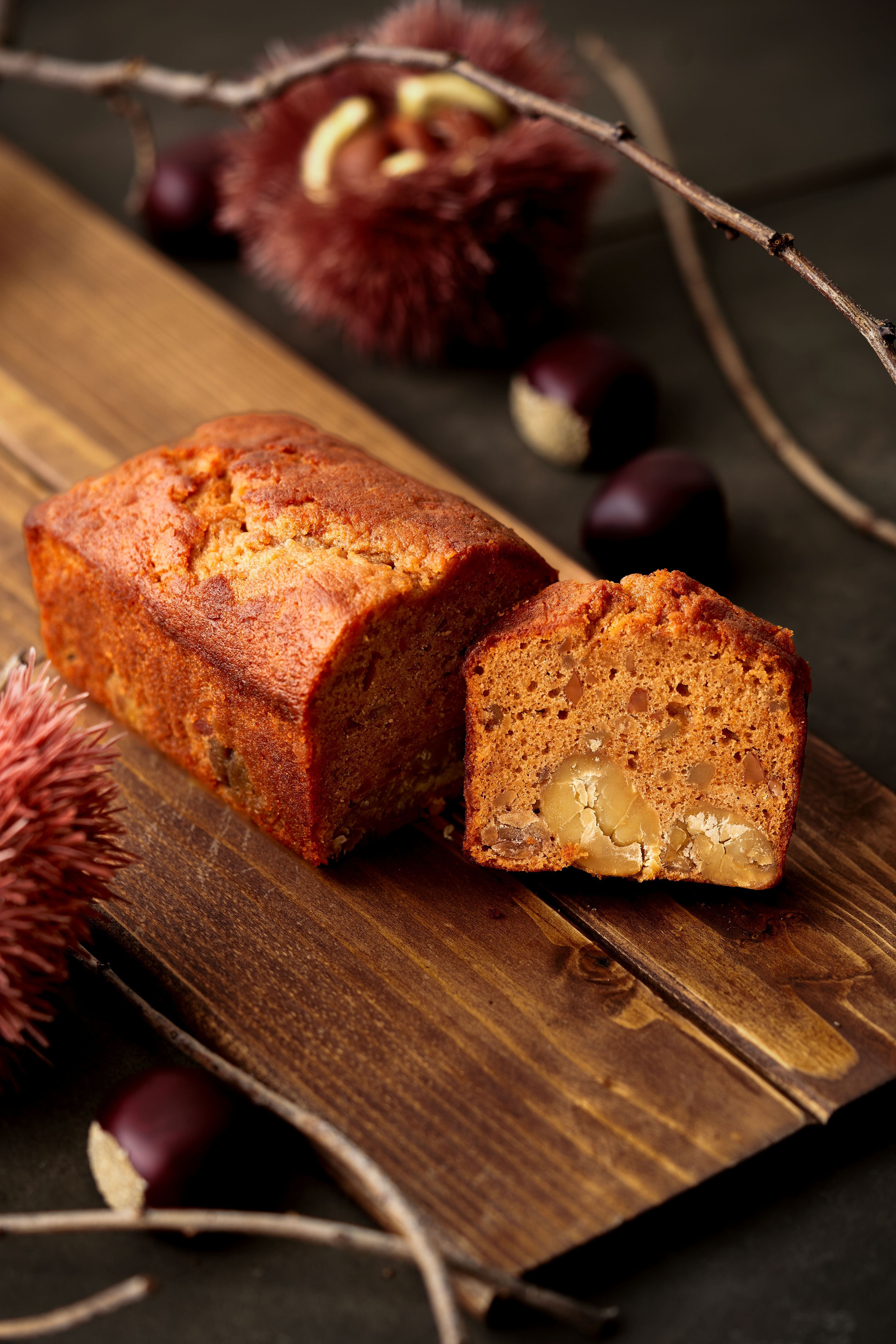 数量限定入荷中】芦屋栗パウンド 1本 約430g イタリア産の栗16個使用