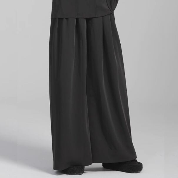 Wide leg long pants C0443