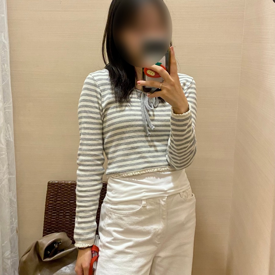 158cm gray F着用