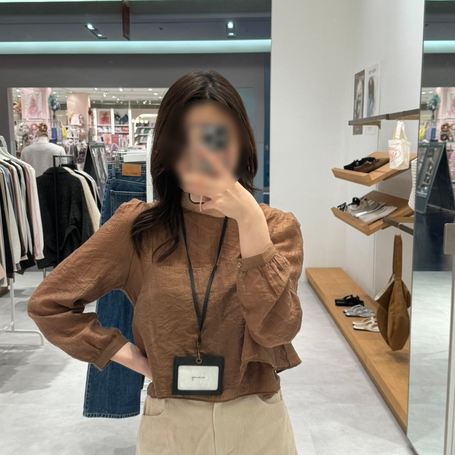 160cm brown F着用