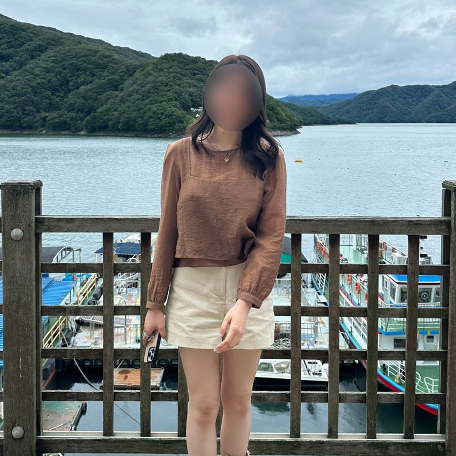 160cm brown F着用