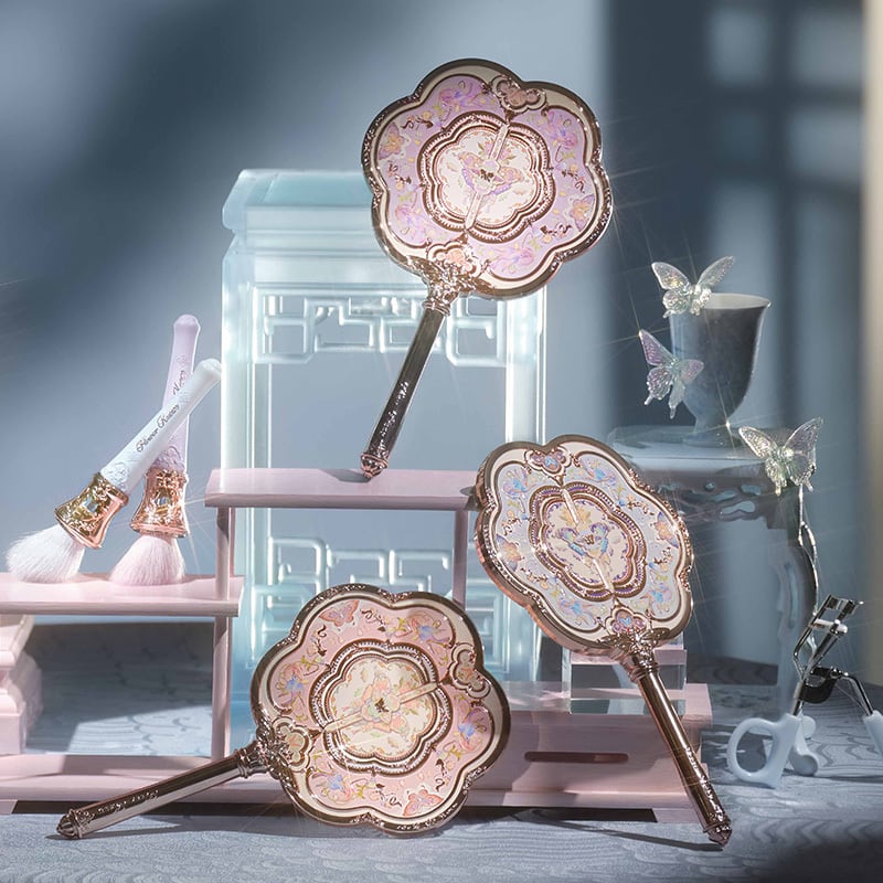 【希少】フラワーノーズ　8周年　収納ボックス＆ミラー＆アロマキャンドル　胡蝶雲肩 希少】フラワーノーズ 8周年 収納ボックス＆ミラー＆アロマキャンドル