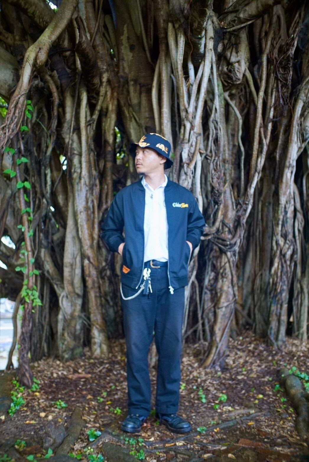 BLACK:168cmMサイズ着用