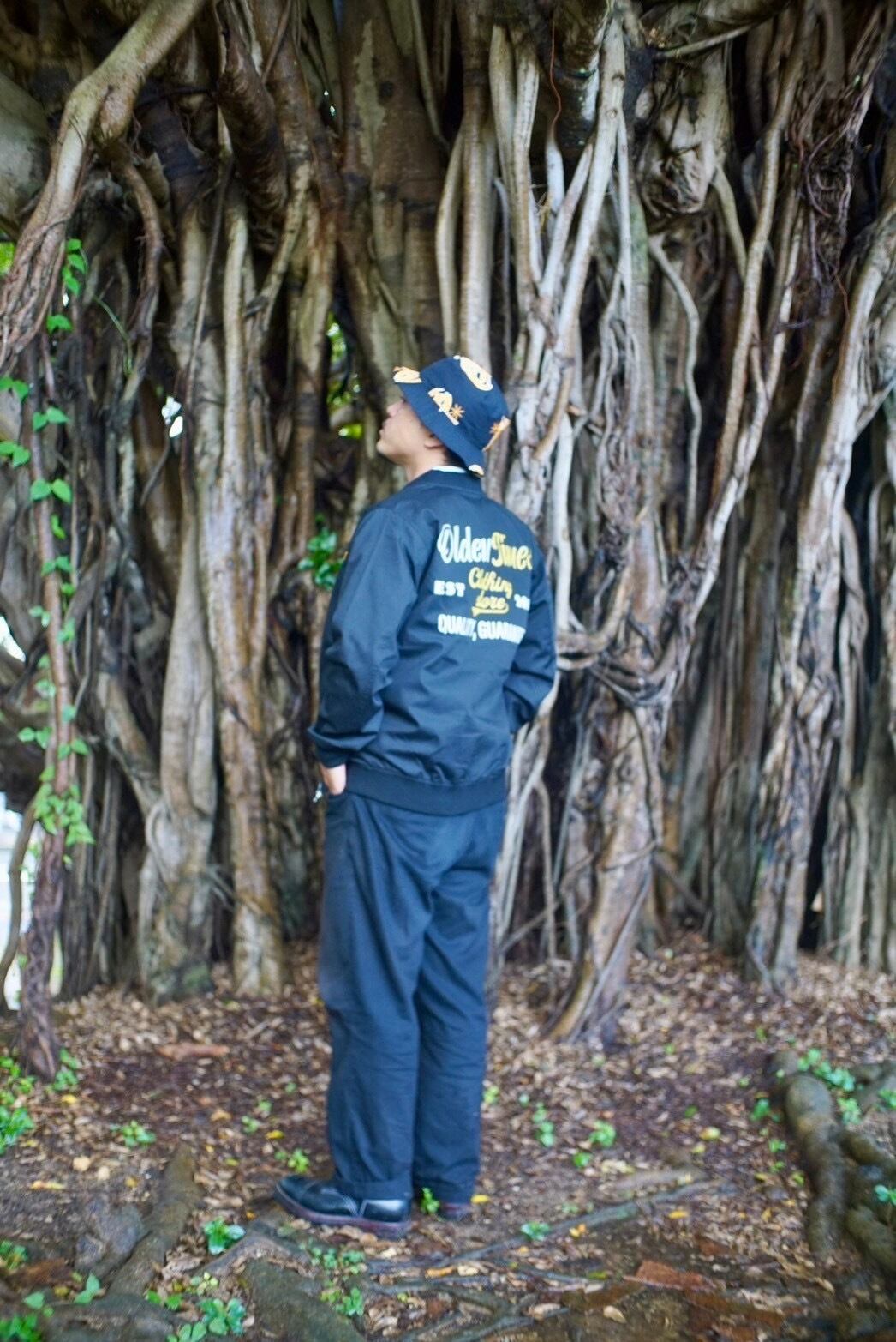 BLACK:168cmMサイズ着用