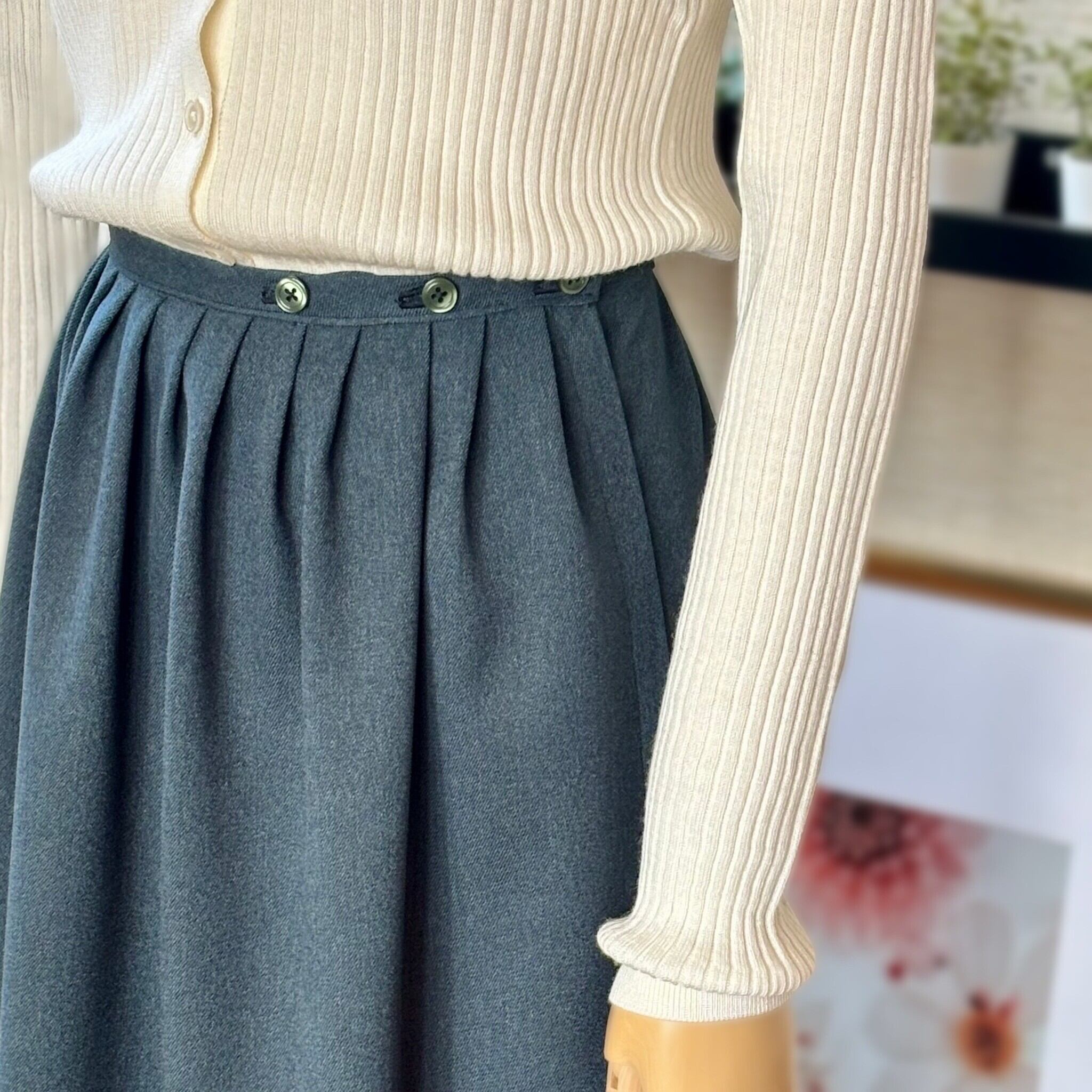 作品例　巻きスカート