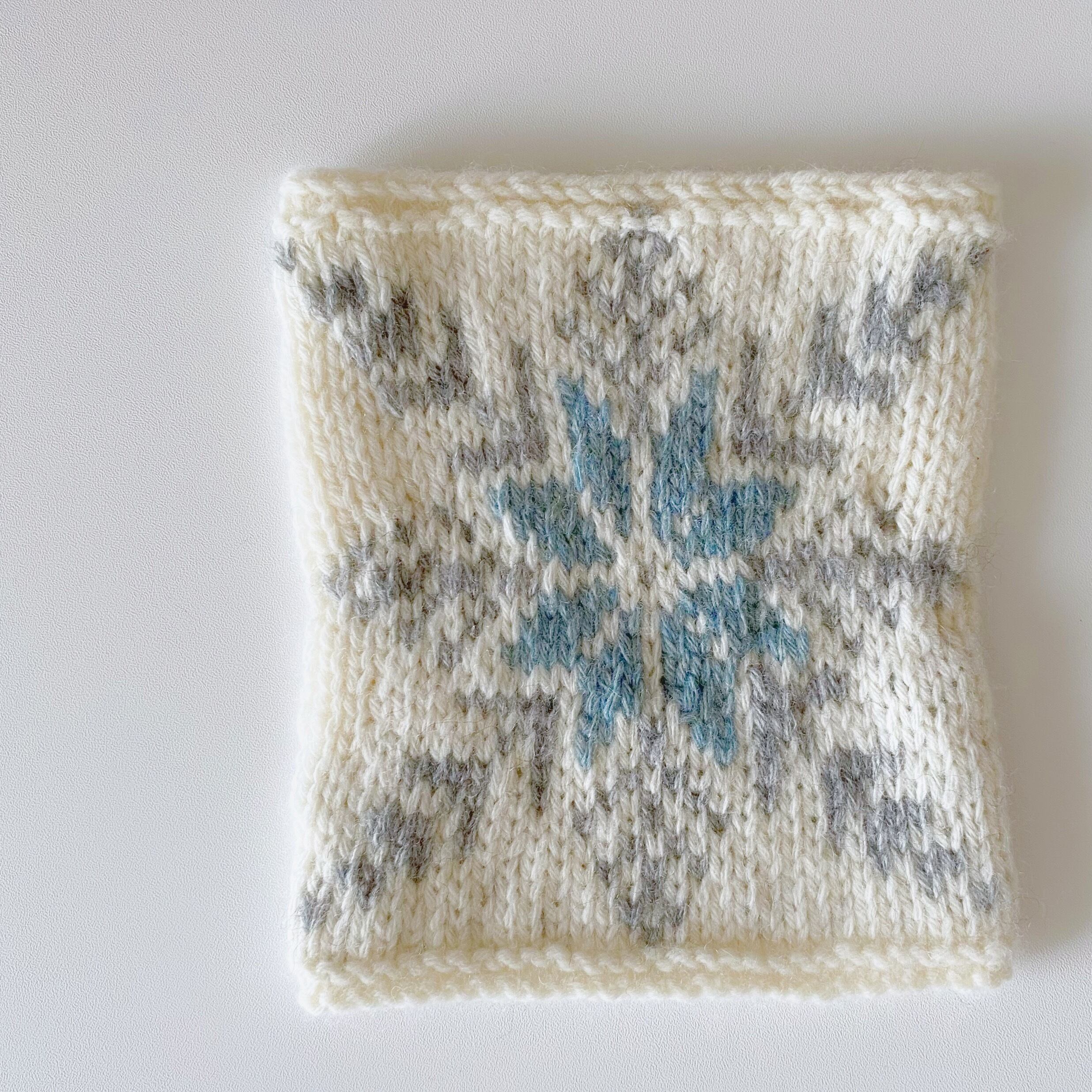 ノルディック風編み込み模様