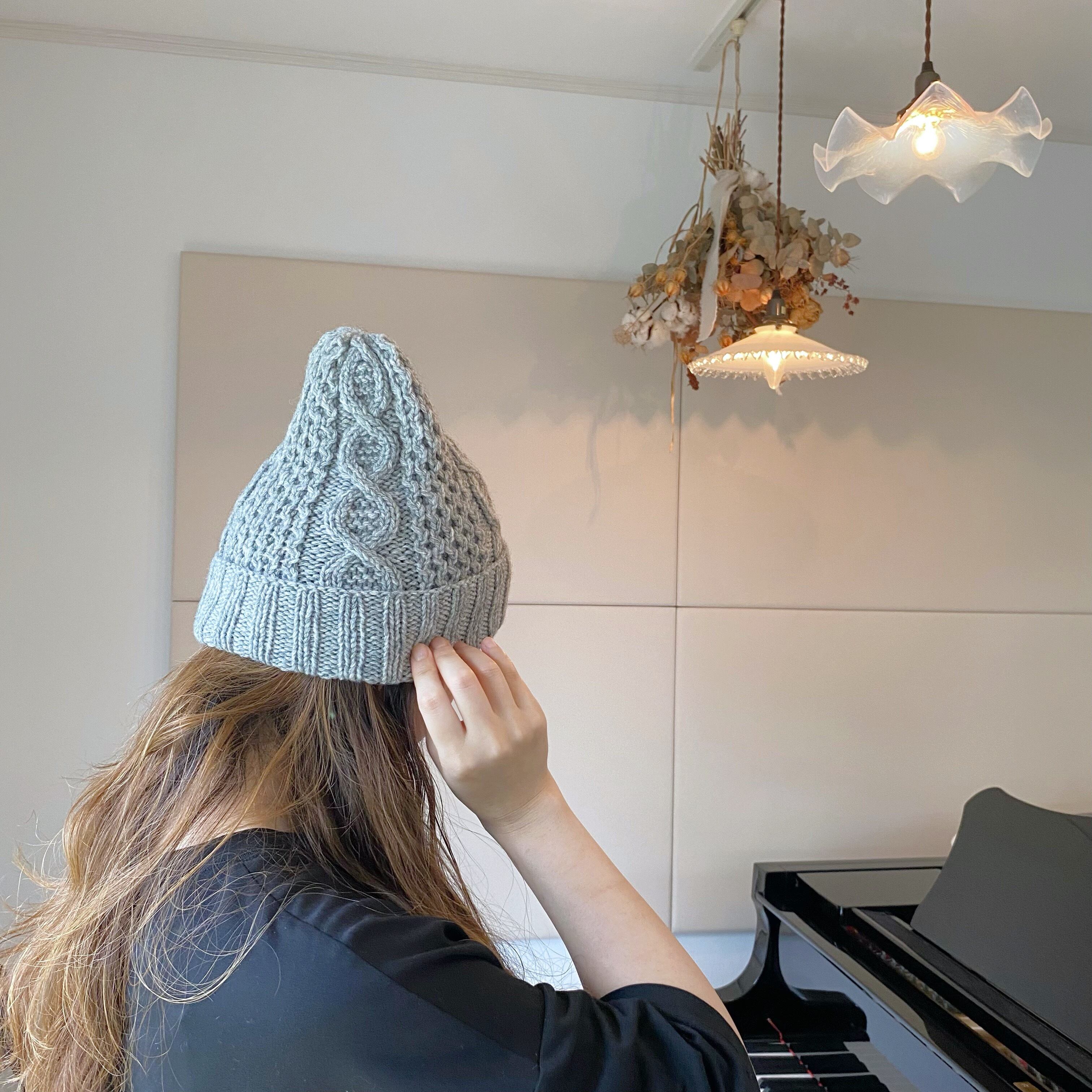 キット商品(WORKERニット帽)杢グレー1コーン使用