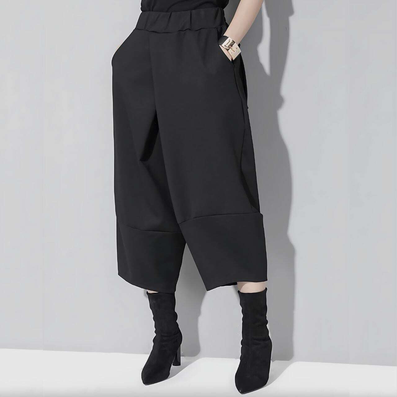 【Wide leg pants C0342】