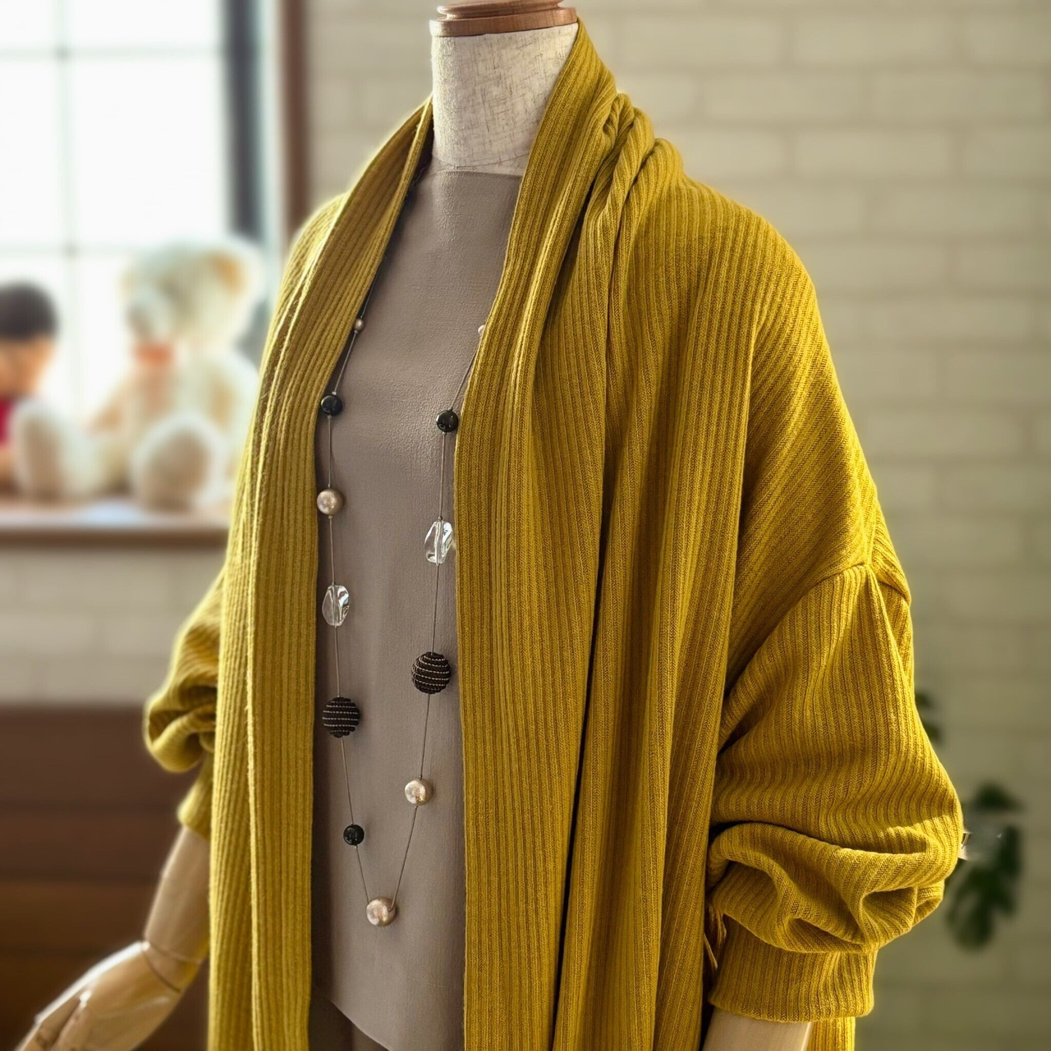 作品例　ローブカーディガン