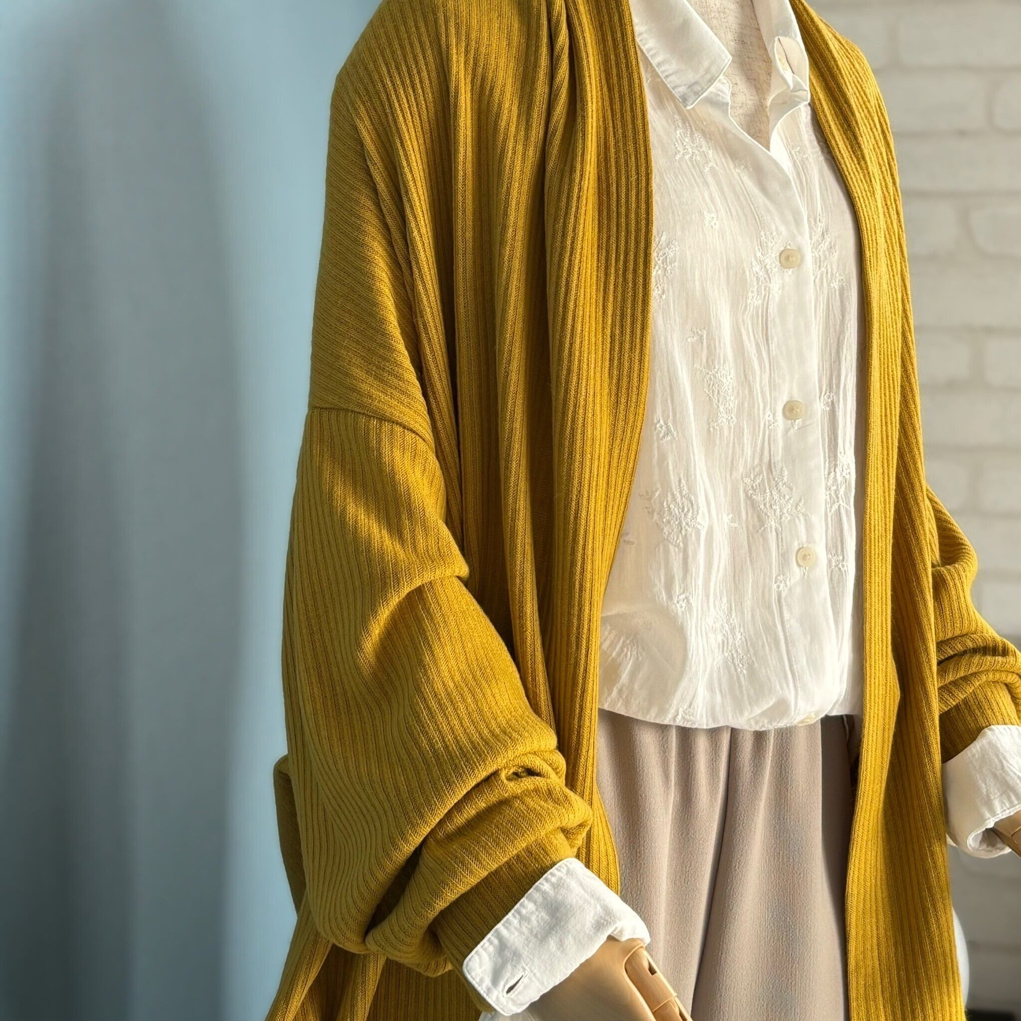 作品例　ローブカーディガン