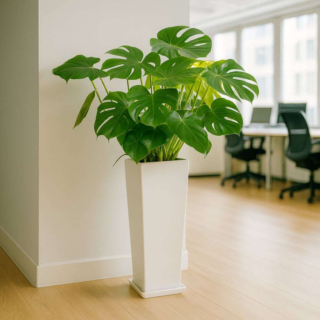 お祝い・インテリア用】モンステラ 8号 陶器鉢 | インテリアグリーン