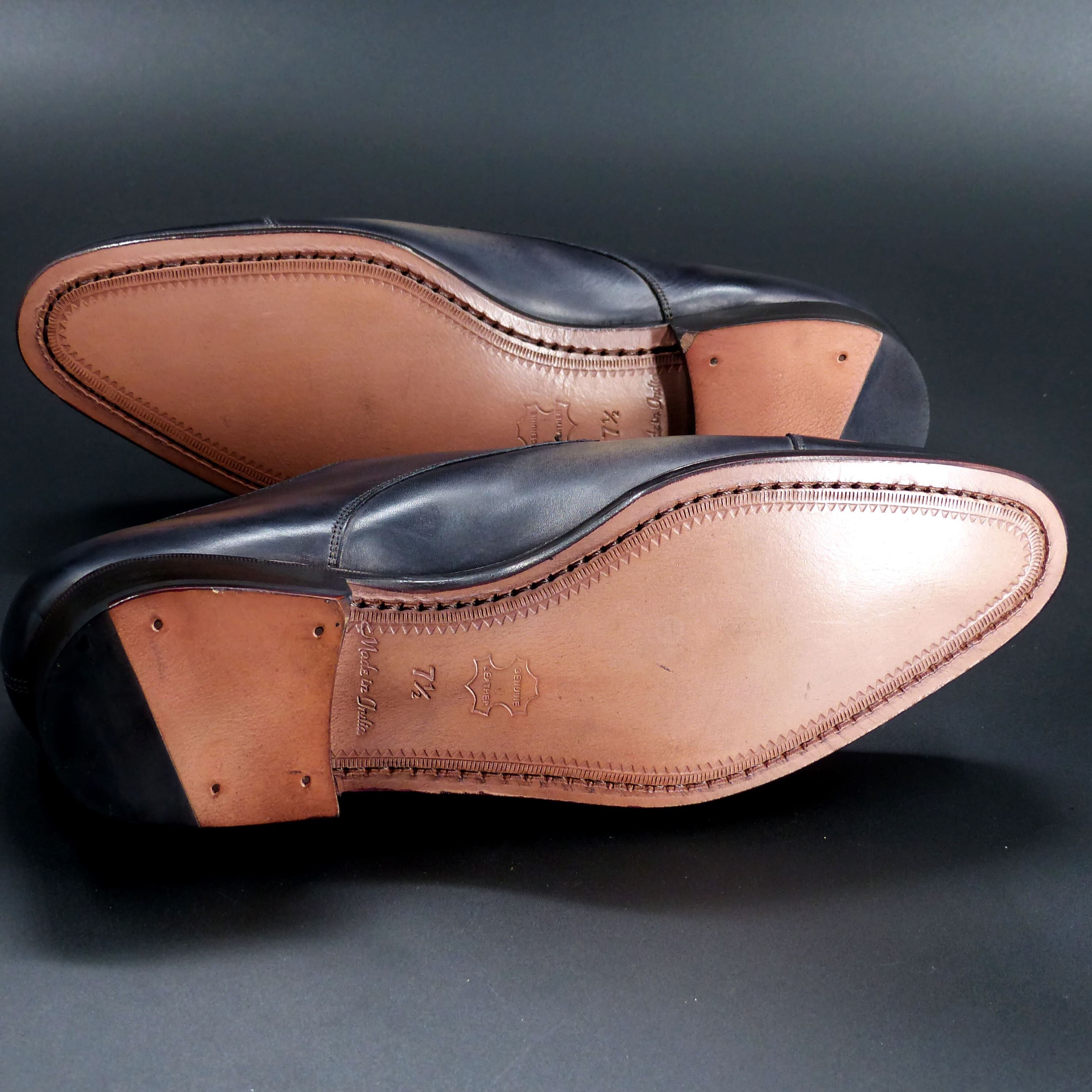 きめの細かい天然レザーソール