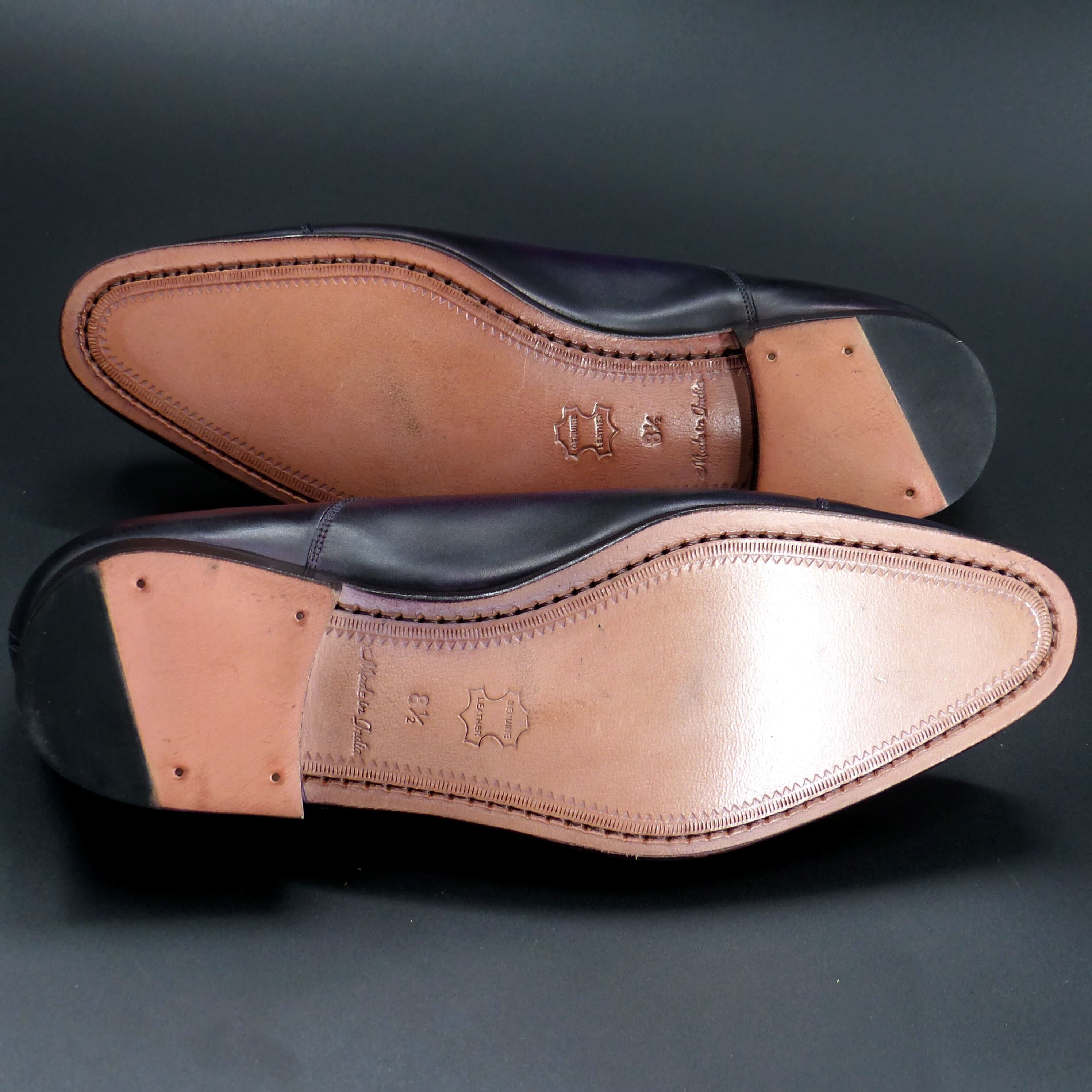 きめの細かい天然レザーソール