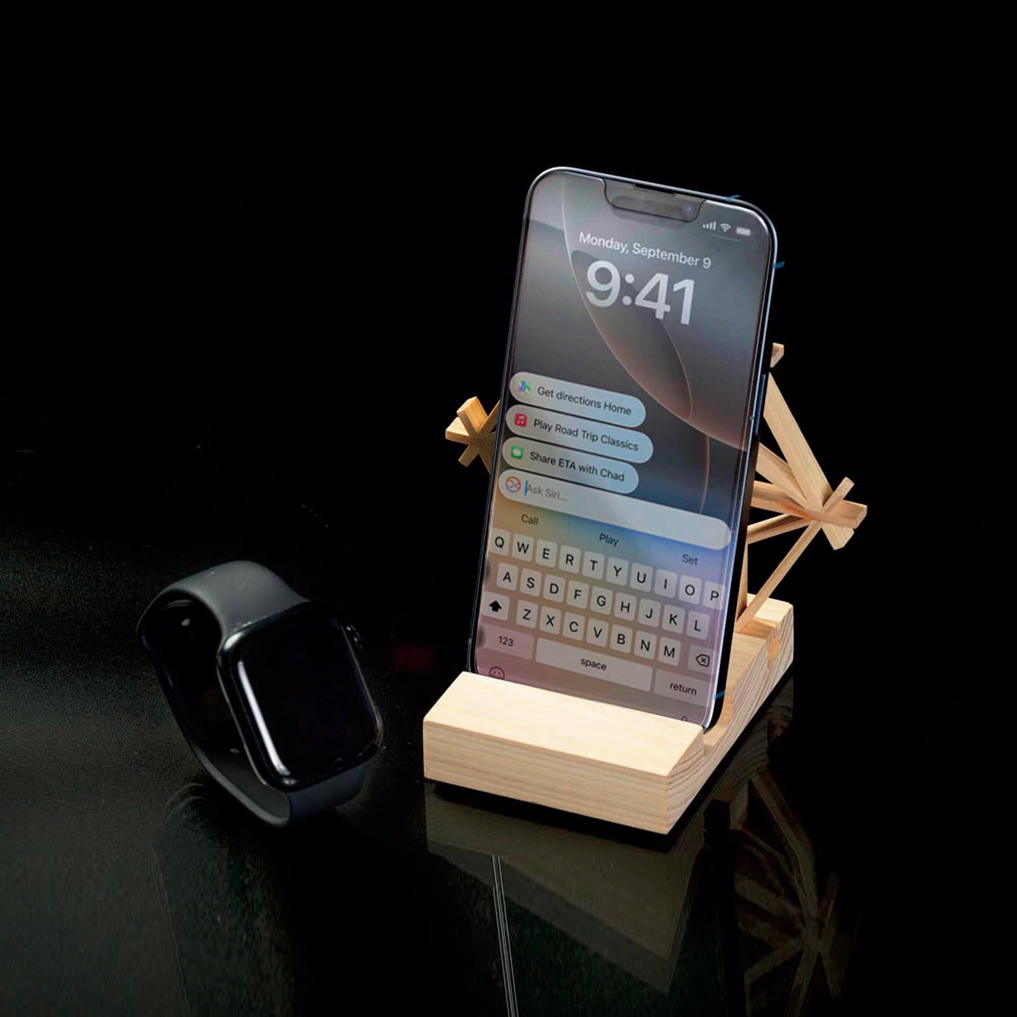 檜スマホスタンド・組子細工 | cypressjapan-サイプレスジャパン