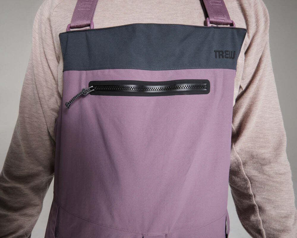 YKK Vislon AquaguardⓇジッパー付きのダブルチェストカンガルーポケット