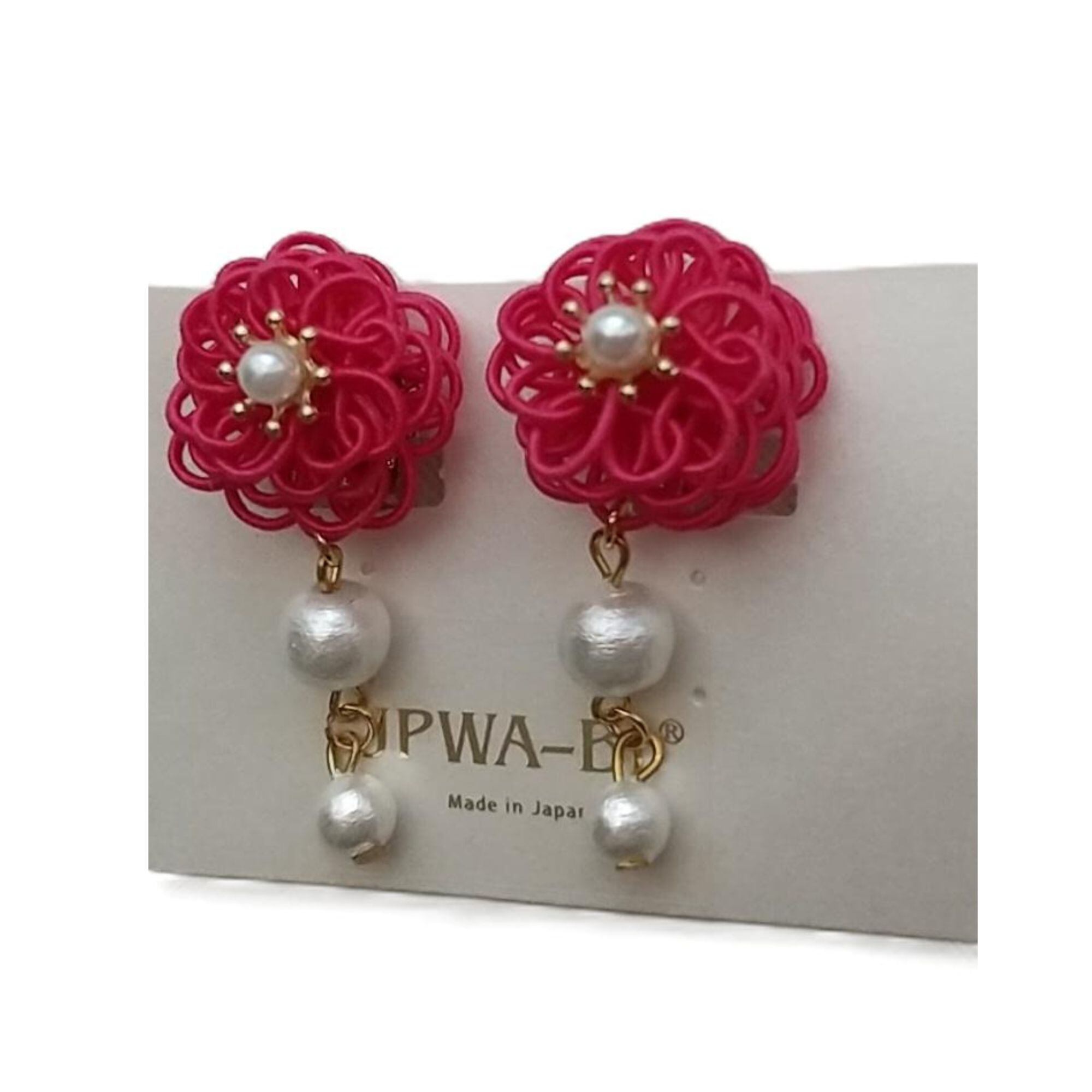 ☆❤️ 水引　パール　和装　洋装　ピアス　イヤリング　ハンドメイド img_43f3b1f6153d02462f396be513