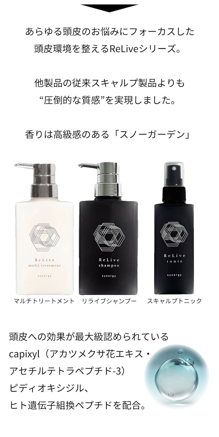 synergy(シナジー) リライブシャンプー 300ml | REJUBELLa