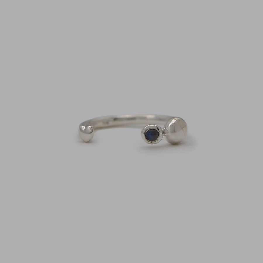 Royal blue moonstone