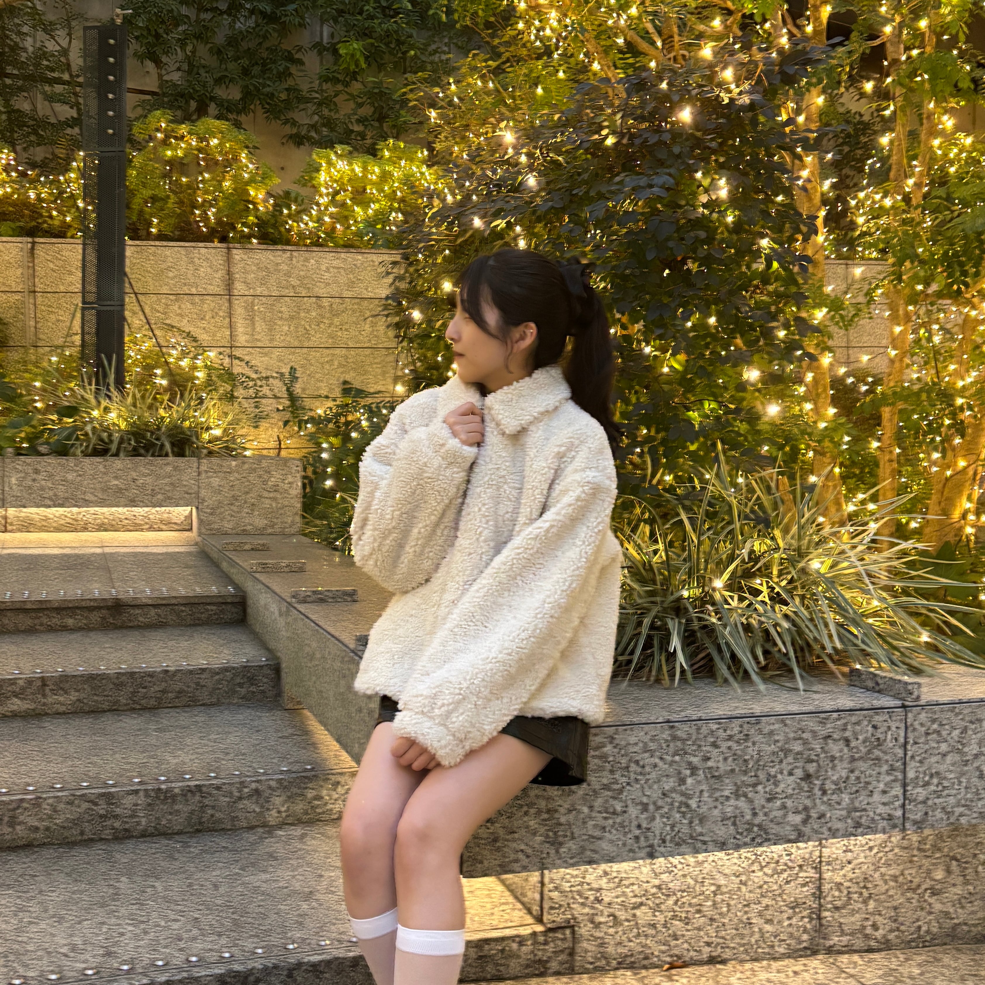 162cm/white(free size)